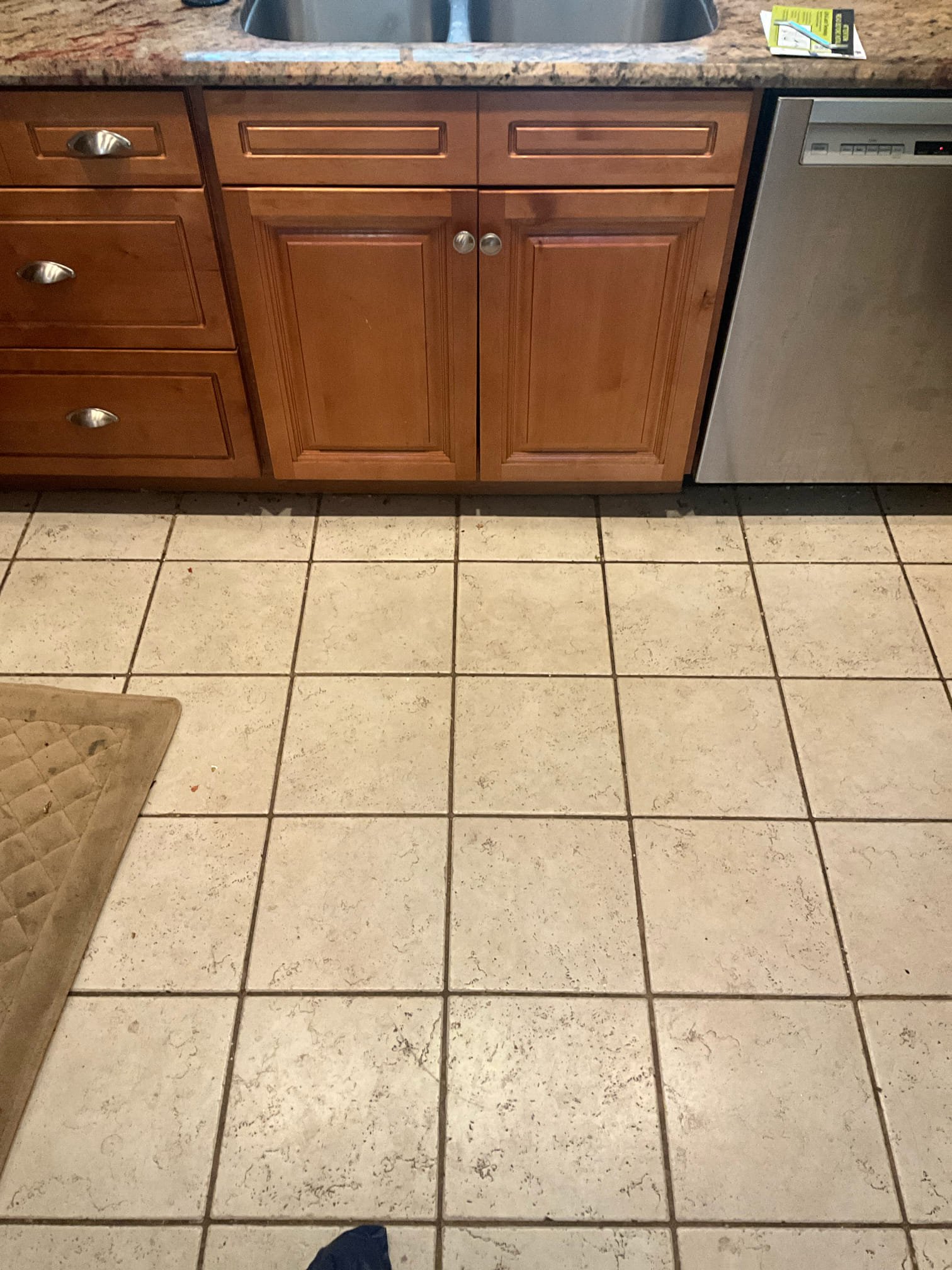 Customer had a garbage disposal that was leaking and jammed. Attempted to check house pressure but didn’t have access to the boiler drain at the water heater so the pressure couldn’t be safely checked. The water heater is only a few years old and it looks like the PRV was replaced around the same time. Replaced the leaking disposal and tested all work to ensure proper function and no leaks. None were found. Customer had water around base of kitchen faucet. Saw no obvious leaking when testing, but could potentially be a secondary leak present. 