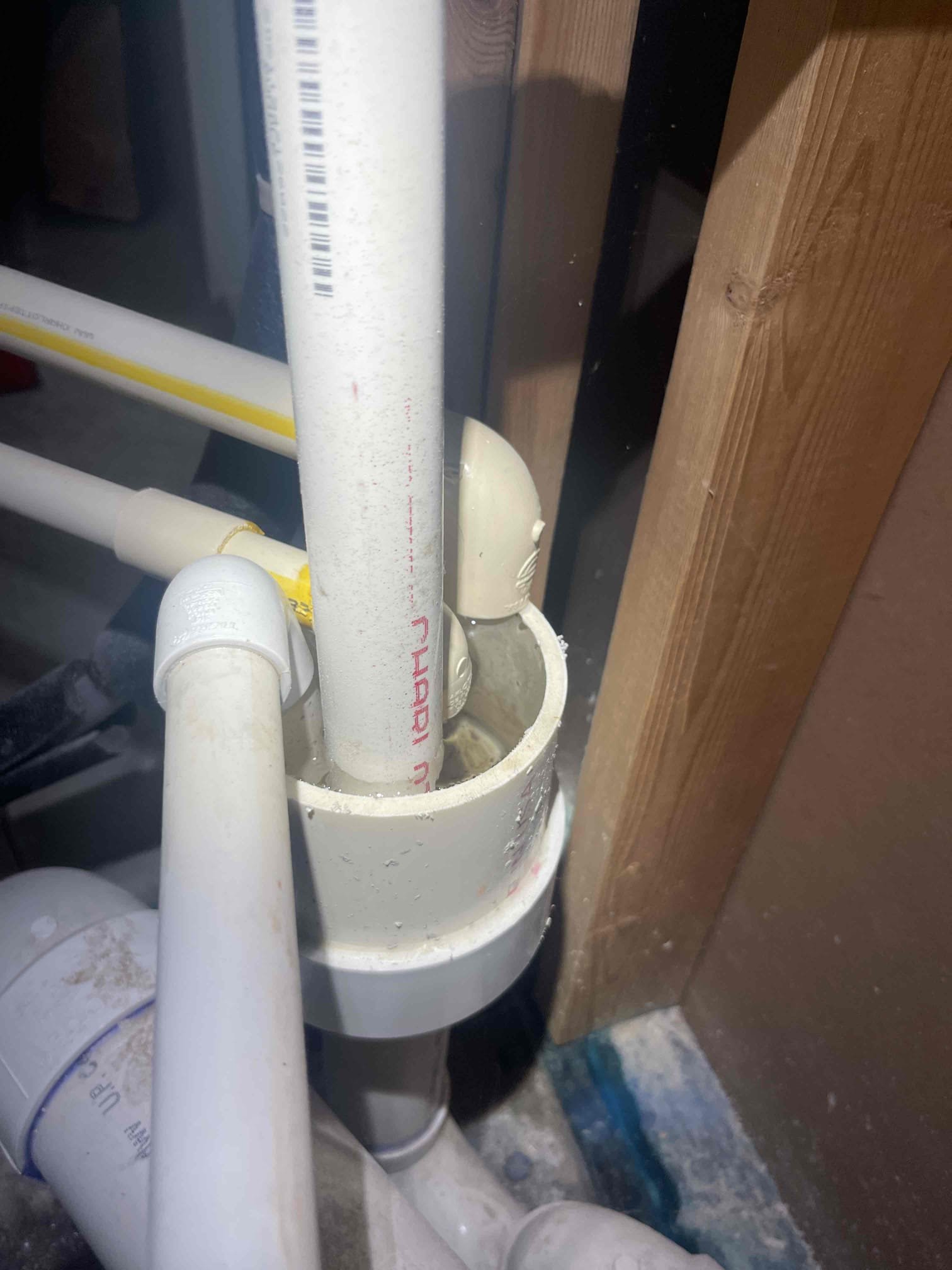 Condensate drain in the hvac closet in the garage was backing up and overflowing. No leak on the meter. Tenant said now that it’s getting hot they just started using their AC for the first time since they’ve moved in. Condensate was overflowing up out of drain. We snaked the line and restored flow to the drain. Dumped a few bowls of water down the drain after snaking it to ensure it was now draining properly. No further issue at this time. 