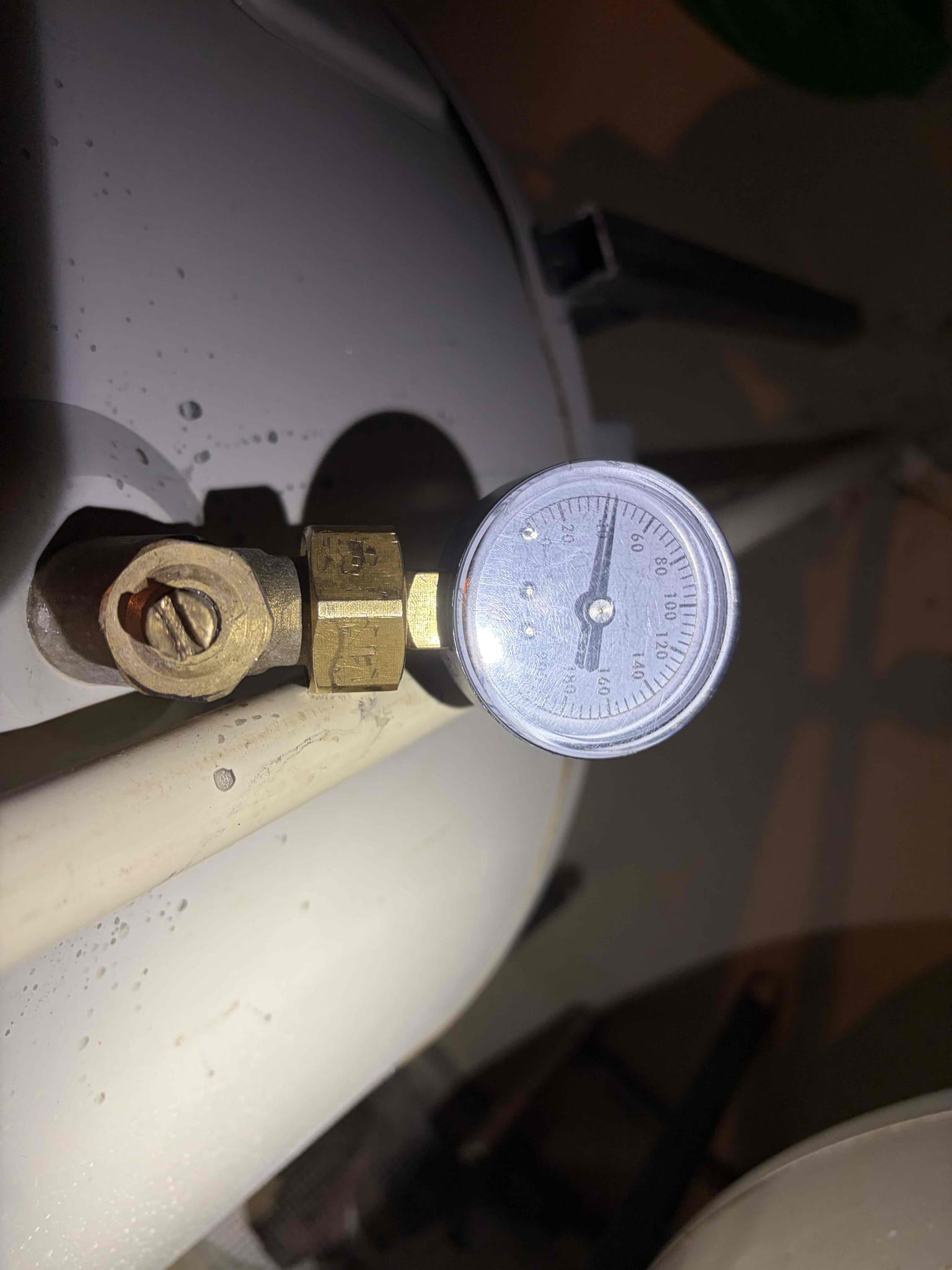 Came out to do a pressure tech on this house and took a look at the water heaters while I was doing that and the water heaters are from 2002. The customer does not want for them to be out of hot water so therefore they opted to get one of the water heaters replaced. We’re going from two to one and as a result, the customer wants to go back with a new 75 gallon gas water heater so therefore we are doing that tomorrow 