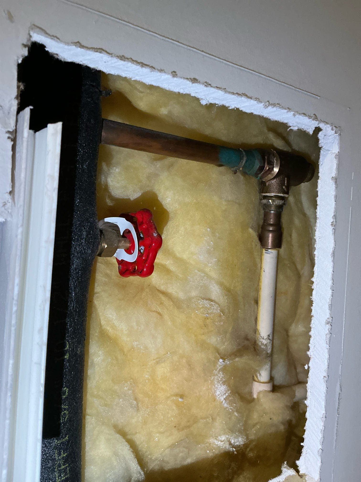 Diagnosed water leaking from pipe. Found running thermal expansion valve and high pressure over 115psi. Left estimate for new water heater and new thermal expansion valve 
