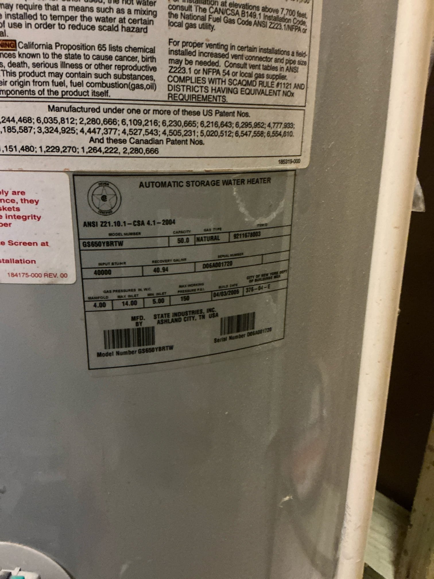 Diagnosed water leaking from pipe. Found running thermal expansion valve and high pressure over 115psi. Left estimate for new water heater and new thermal expansion valve 