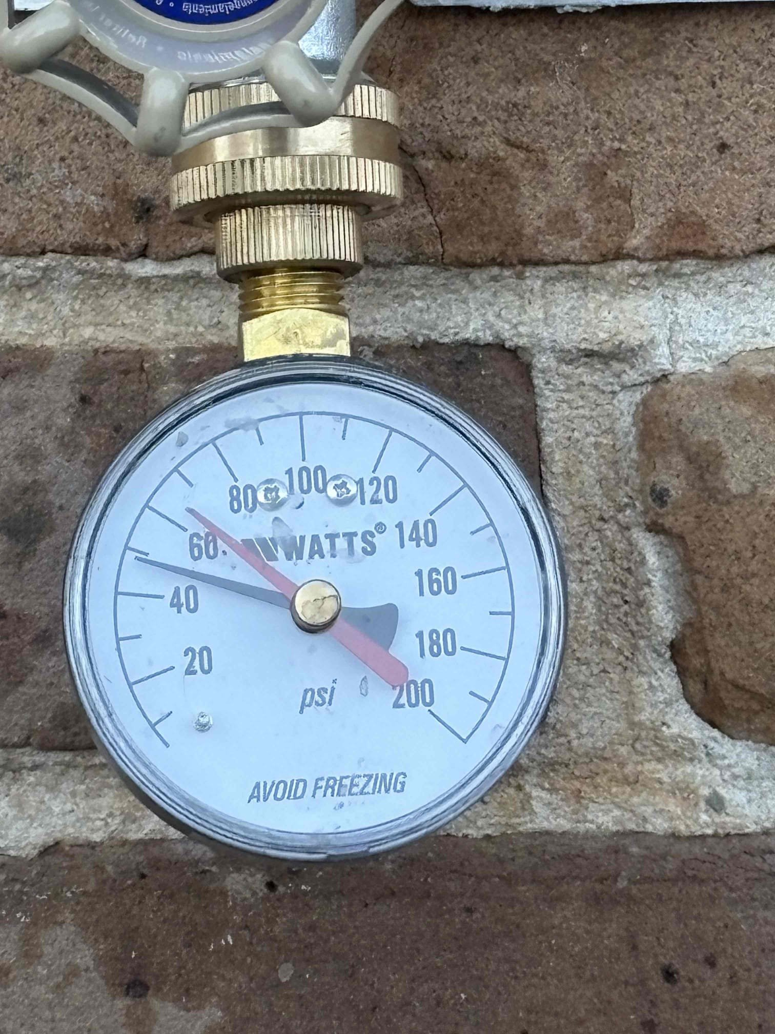 Client called us out due to a hose bib leaking just outside the chapel. It was a frost free old hose bib that they tried repairing but could not. We cut out the old bib and installed new frost free with a mounting plate secured to the brick, then secured hose bib to plate. After mounting filled in the large hole around bib with concrete. Inside we added a shutoff for that bib as it should be, made it easily accessible moving it close to the small door to get below the stairs. Then reconnected the lines. Turned water on, no leaks or issues. 

1 yr warranty