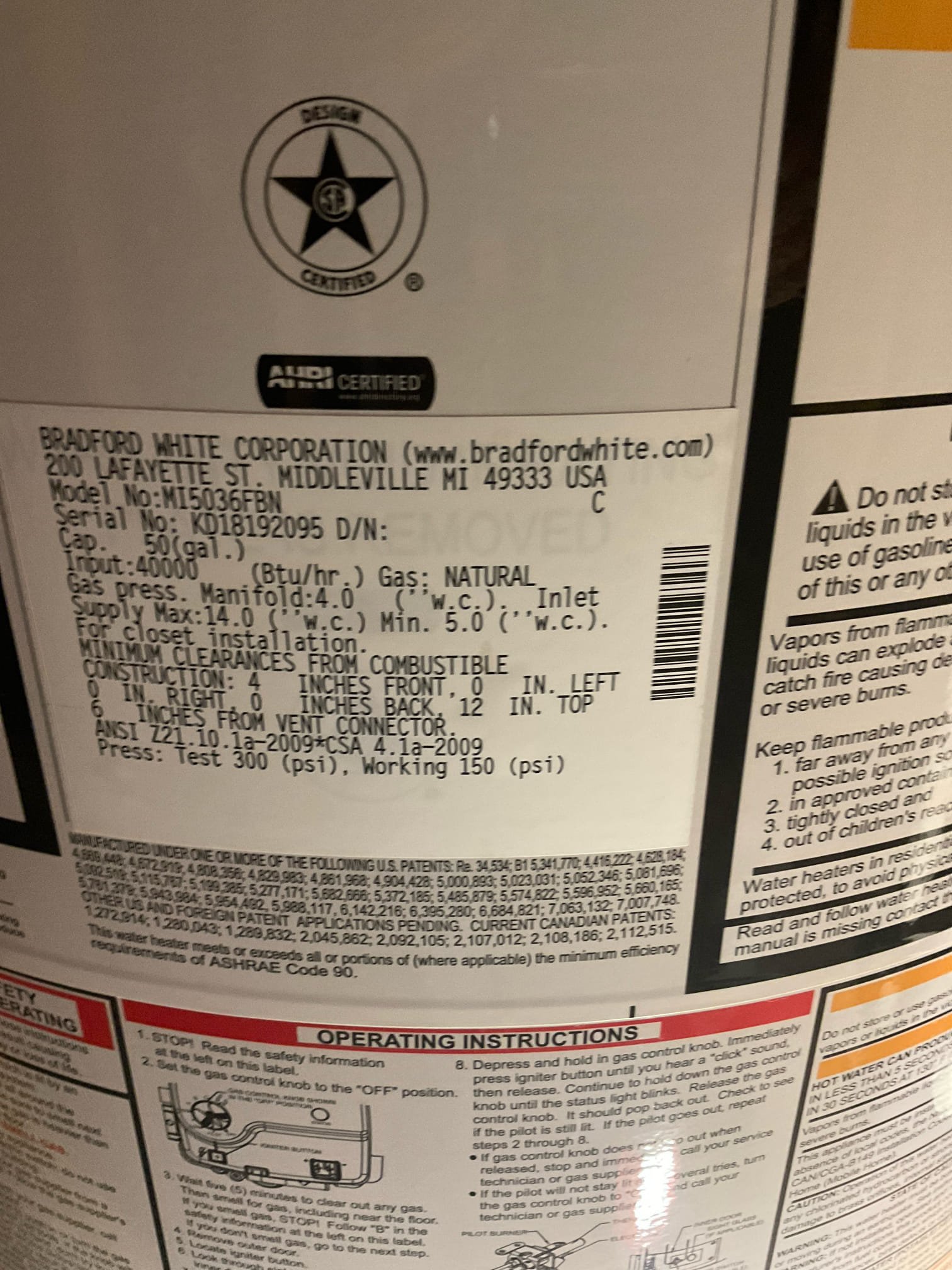 Found leak after water meter , quoted repair service line and two water heater replacement 