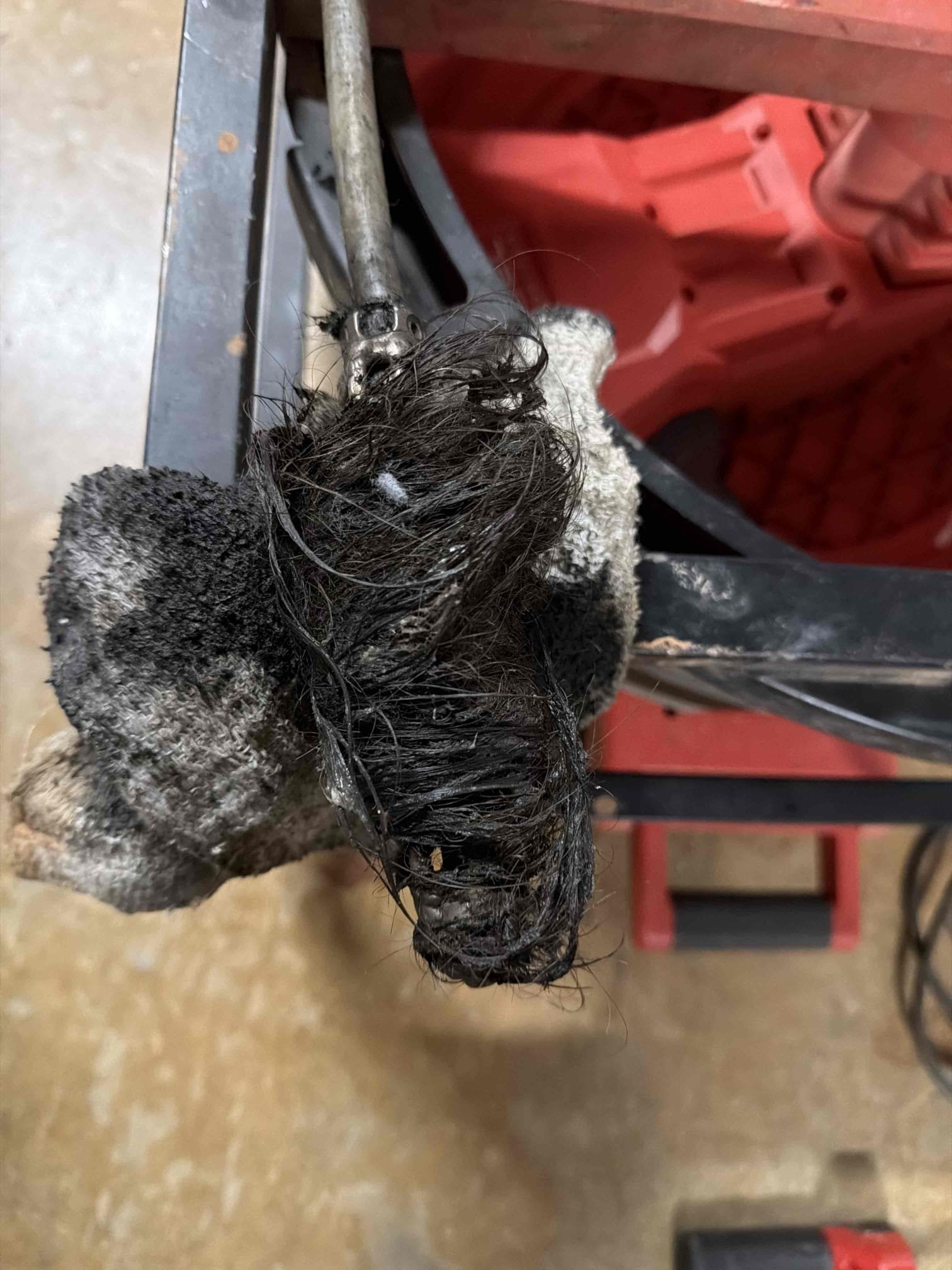 Customer called us for slow draining drains, and basement bathroom after our  thorough evaluation we concluded that line was stopped up gave customer options to run camera and run equipment. Customer approved ran snake down line and found giant hairball. We have pictures confirming what we found. Ran water to confirm drain was fully unstop. Everything is working at time of  departure





Attached are pictures of what we pulled back and a video showing the drain is clear