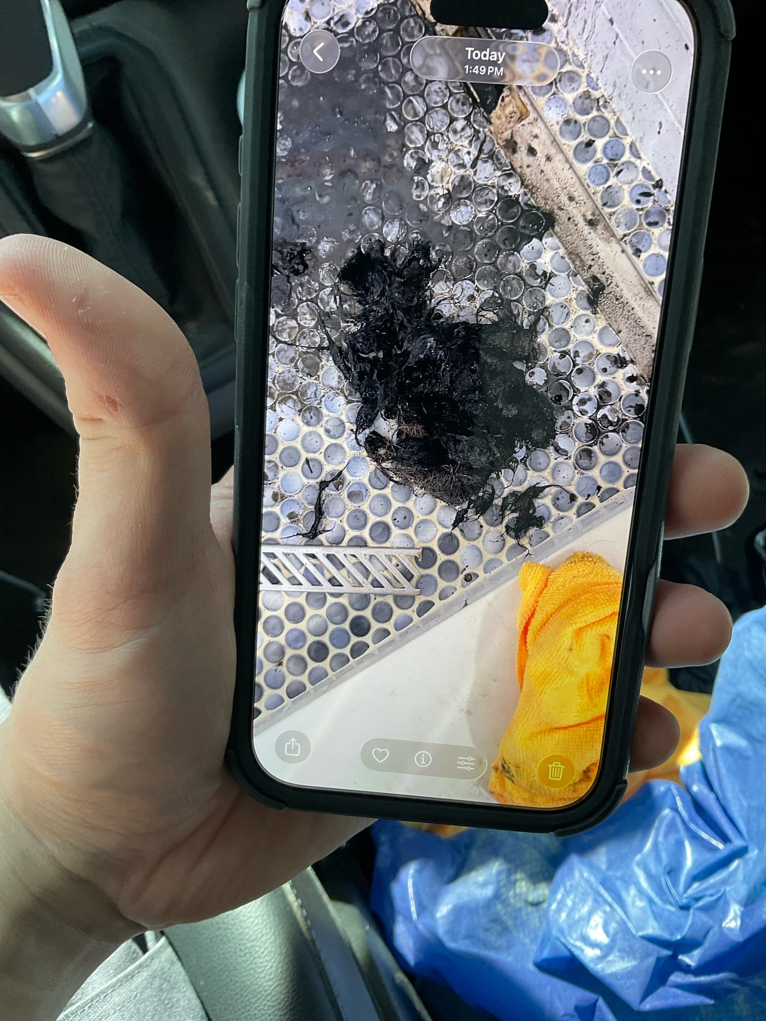 Run snake through 2 shower drains.

Upstairs in master bedroom bathroom ran snake through shower drain. Pulled back lots of hair and ended up running snake through drain five times. Afterwards tested and now shower is draining as it should. Also, upstairs and hallway bath also ran snake through tub and shower combo. Afterwards tested and now tub is draining as it should. Also adjusted cartridge in master bedroom shower so that shower gets hotter water. Cleaned up work area.

No warranty on drain cleaning.