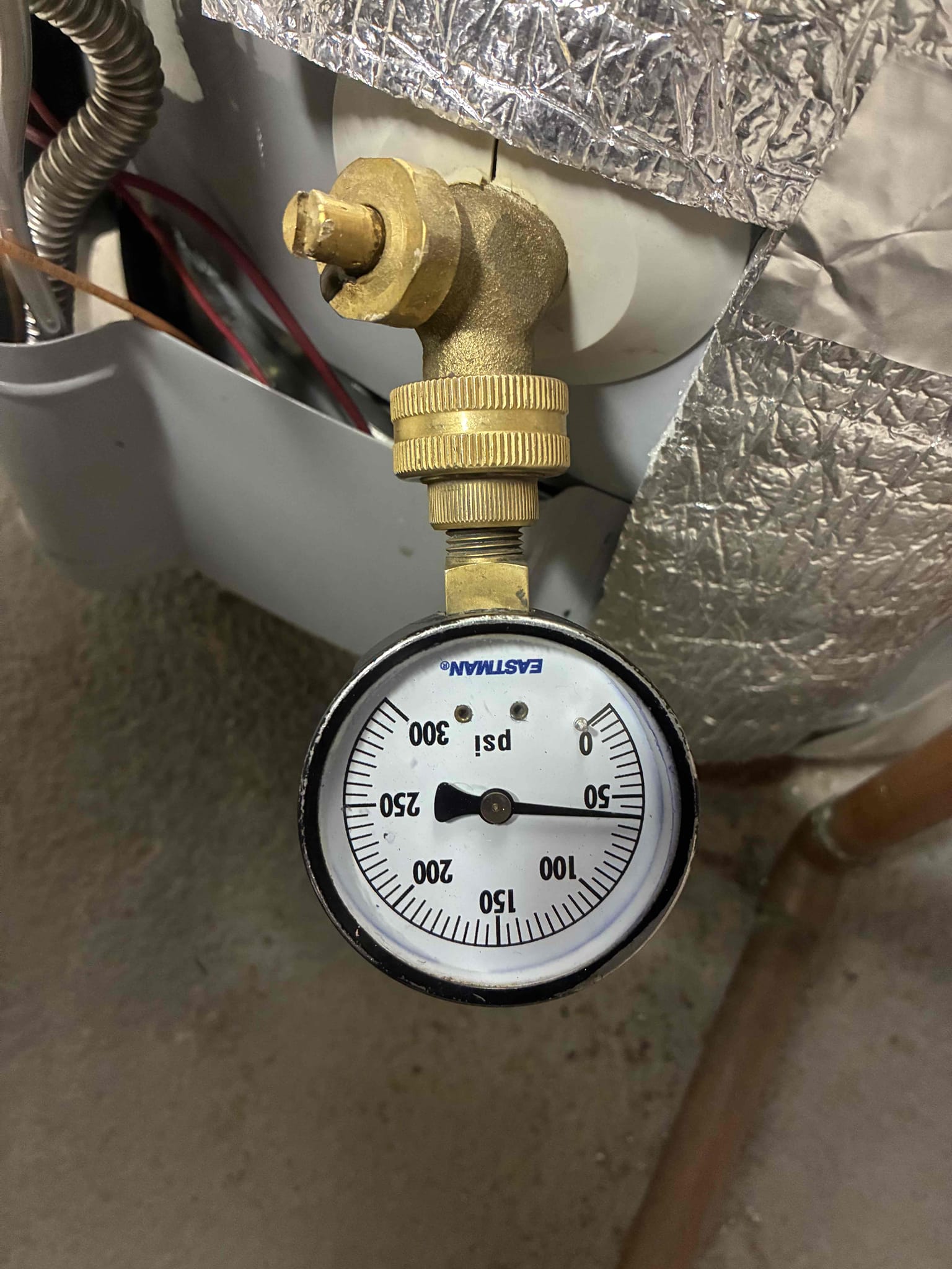 Customer had 20 year-old heater. Wanted to look at for options on replacing. Also had small drip coming from packing nut on gate valve then found small drip on copper waterline in basement. Customer stated copper has been repaired three times before finding this leak. Explain to customer about age of copper and full re-pipe to ensure the removal of copper leaks   . Gave multiple options for replacement/repairs customer wanted to wait on work.