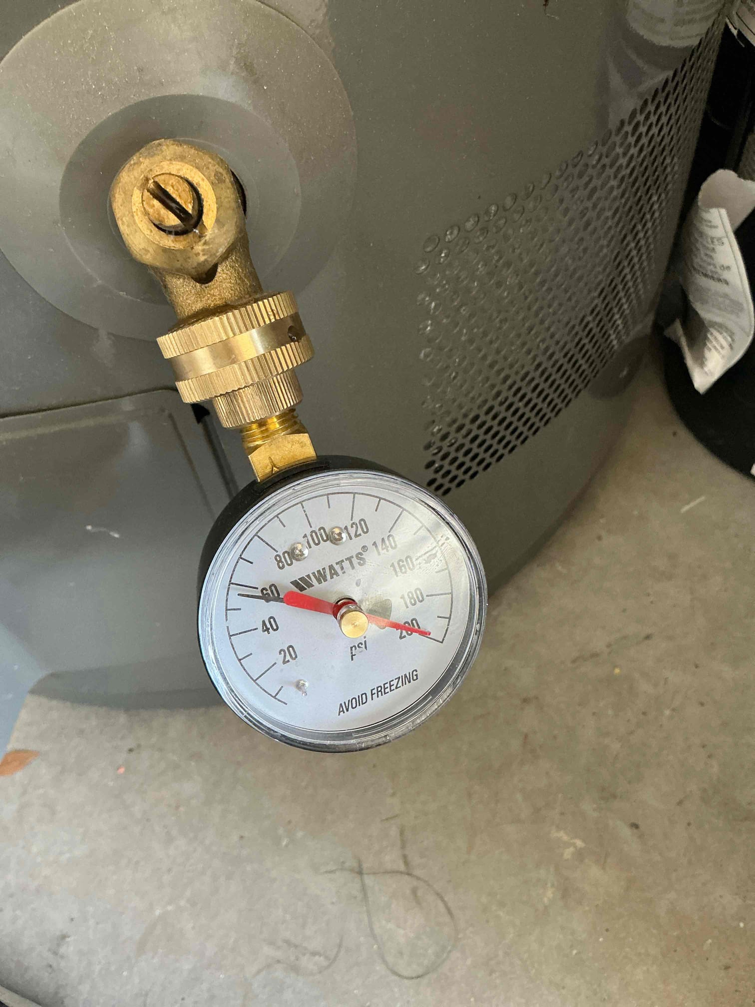 Took a look at all plumbing issues and tested water pressure. Left estimate for toilet rebuild and service stop replacement, garbage disposal replacement, and water heater replacement. 