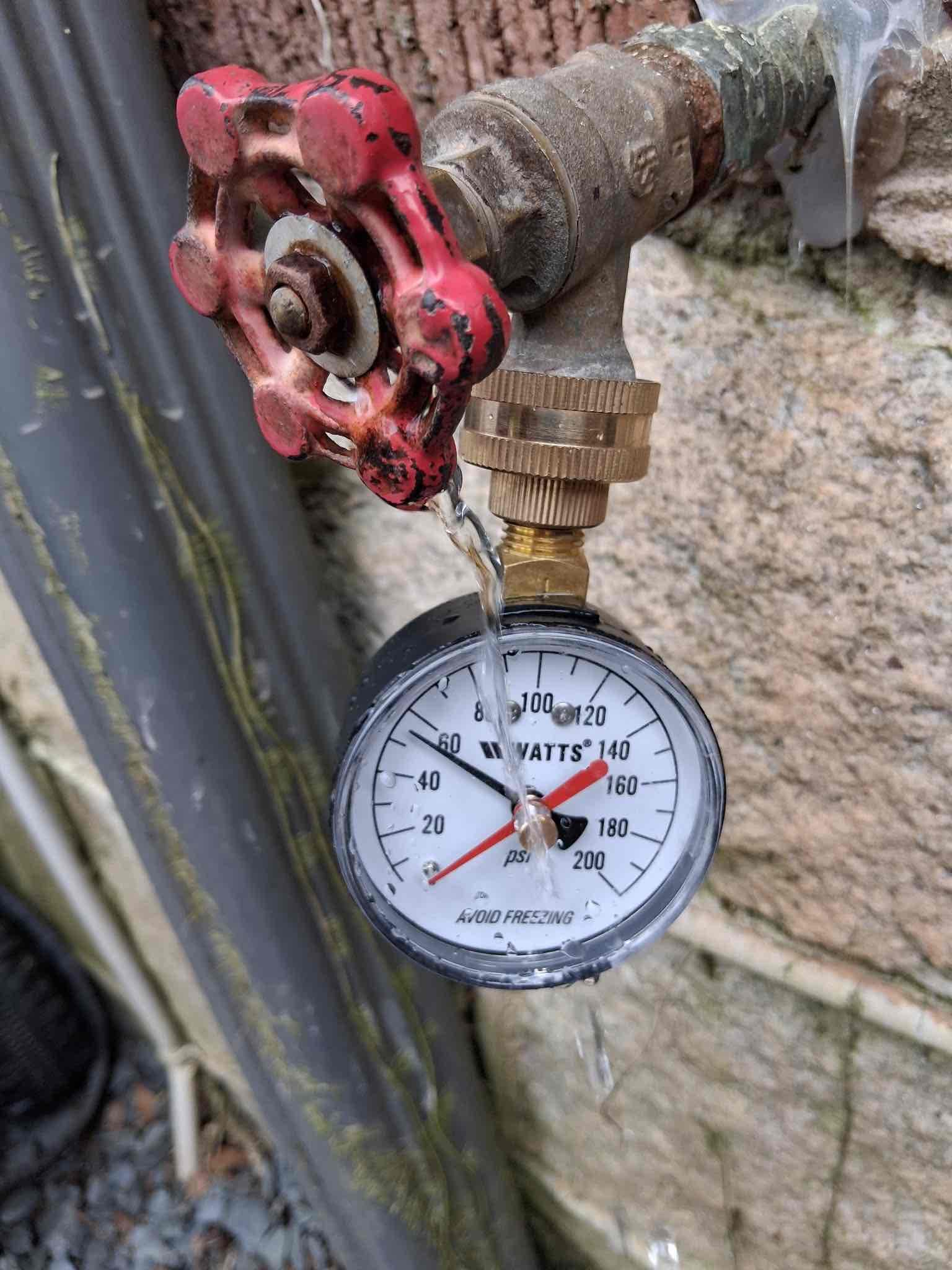 Client called us out due to the garbage disposal in kitchen island sink being jammed up. The reset button was tripped on bottom, and disposal would just hum. I was able to unjam the disposal with running water to wash whatever it was down the drain. Disposal is now operating normally. 

Home water pressure is good at 70 psi. 