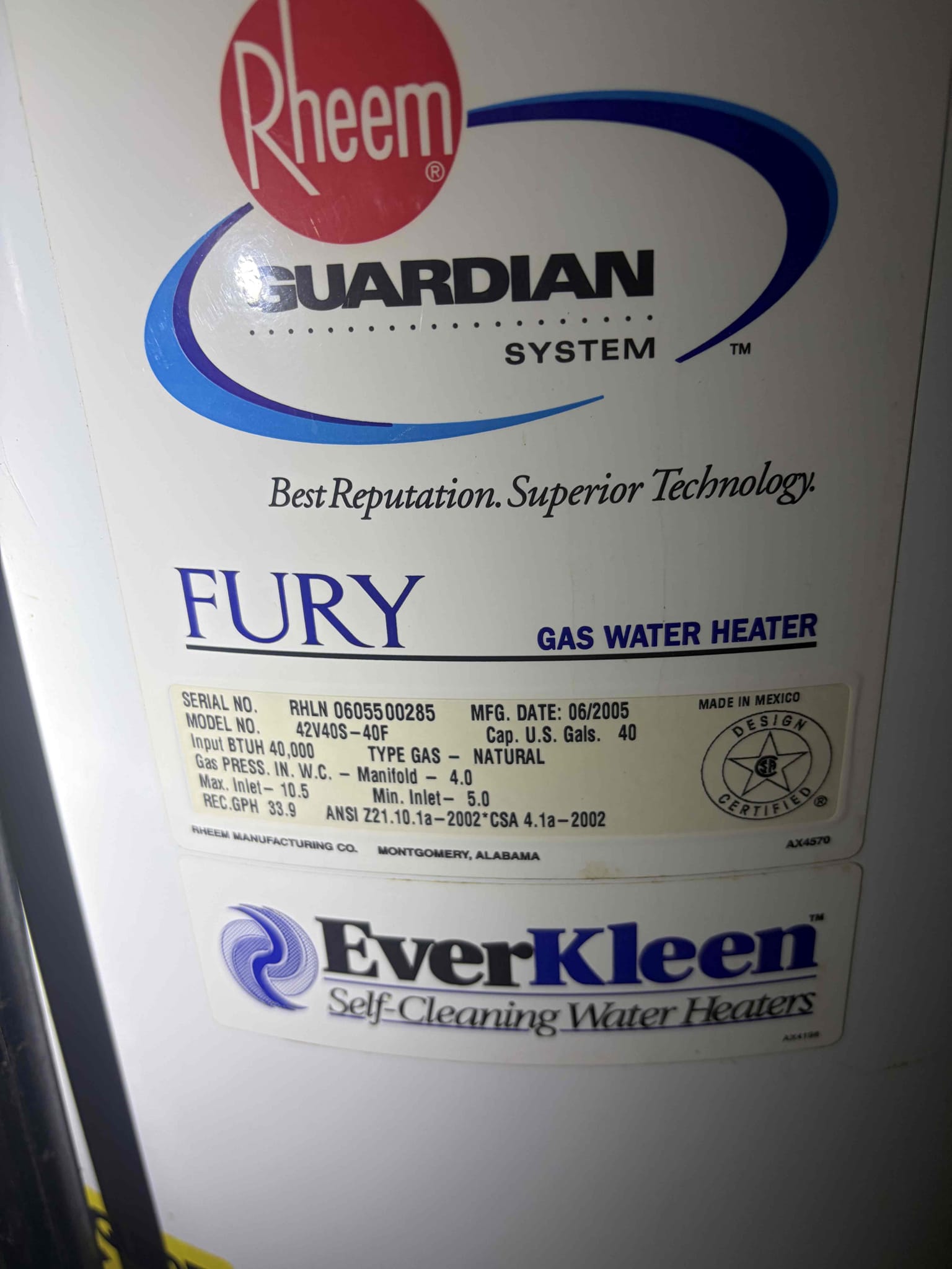 For this customer, they had a back up in their drain line about a month ago and water was coming up from the wax seal however, since that month ago issue, they’ve been using the toilet consistently and hasn’t noticed any water leaking down to the floor below in addition to that.  However, was gathering quotes to get the toilet pulled and reset also took a look at his water heater his water heater from 2006 recommended a replacement on that due to the age and so he doesn’t have to deal with the flood again anytime soon, however I recommended to not pull the toilet considering that there hasn’t been any issues nor to the fact that there hasn’t been anything wrong for the past month did not check water pressure hose turned off and the water was too old this time I don’t believe that there are any issues other than the water heater replacement that is needed