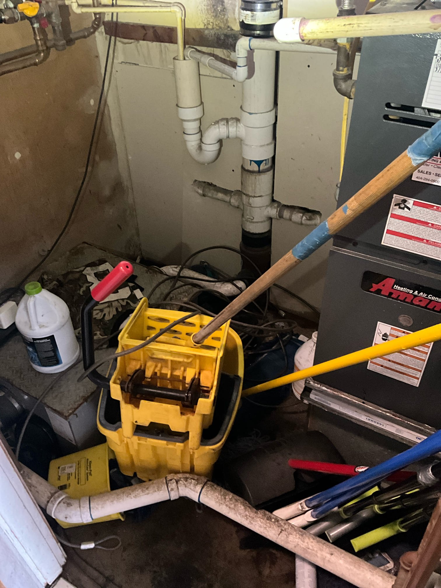 Customer had the toilet in the dining area backing up and water running under the toilet and onto the floor. Pulled toilet and ran camera to discover a paper towel clog in the line. Pushed through and discovered severe channeling and some cracking on the side walls of the pipe. Pipe can safely be jetted or relined due to age of pipe and condition of the pipe. Left customer quote to replace sections of cast 8n side the building. Informed customer bathroom affected still needs to be out of order because the bathroom group will back up again. 