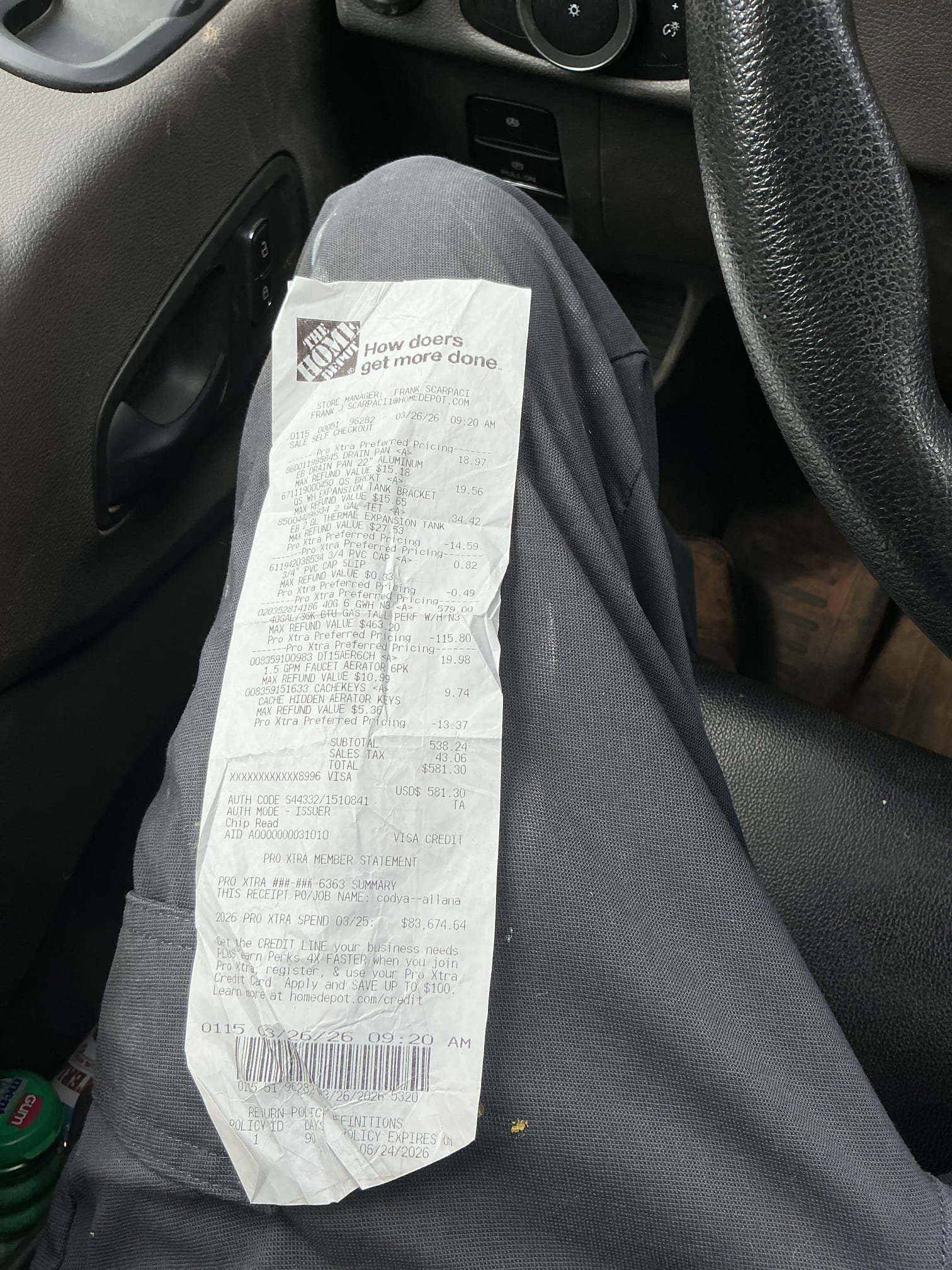 Customer had various items in need of repair/replacements. Gave customer options for repair/replacement on tub shower valves. gave option for replacement on water heater and replacement on kitchen faucet. Explained to customer about conditions upon repair on tub/ shower valve, including no warranty condition. Replaced faucet with customer provided faucet. Also replaced heater with Rheem 40 gallon gas heater, which included new pan, new valve, and new thermal expansion tank with bracket. Explain to Customer about condition with screws for tub shower repair. Customer will worry about that at a later point. Checked all areas of work for leaks and proper function.