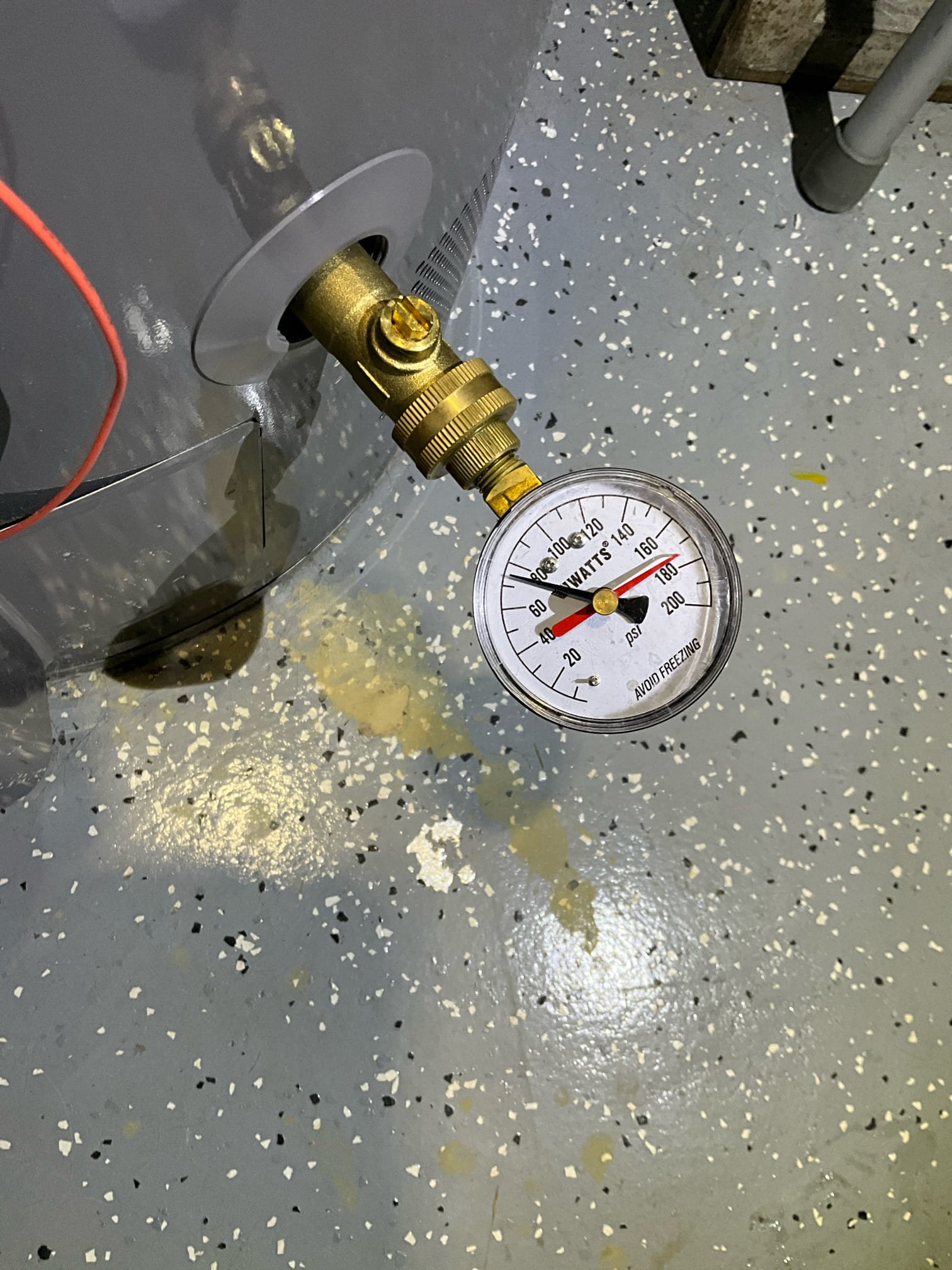 Water heater

Sewer work 