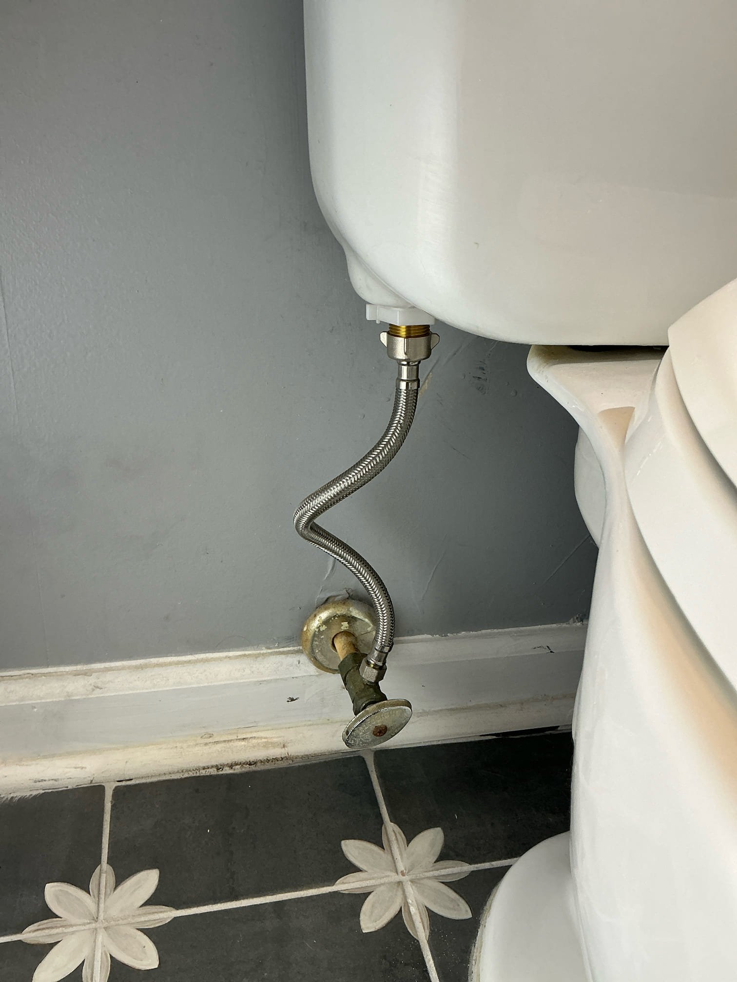 Furnish installed flapper fill of and supply line as well as toilet handle for minor rebuild. Customer complaint was toilet randomly run and fill provided options to customer. Customer wanted to do mine rebuild. All work has been tested and complete.