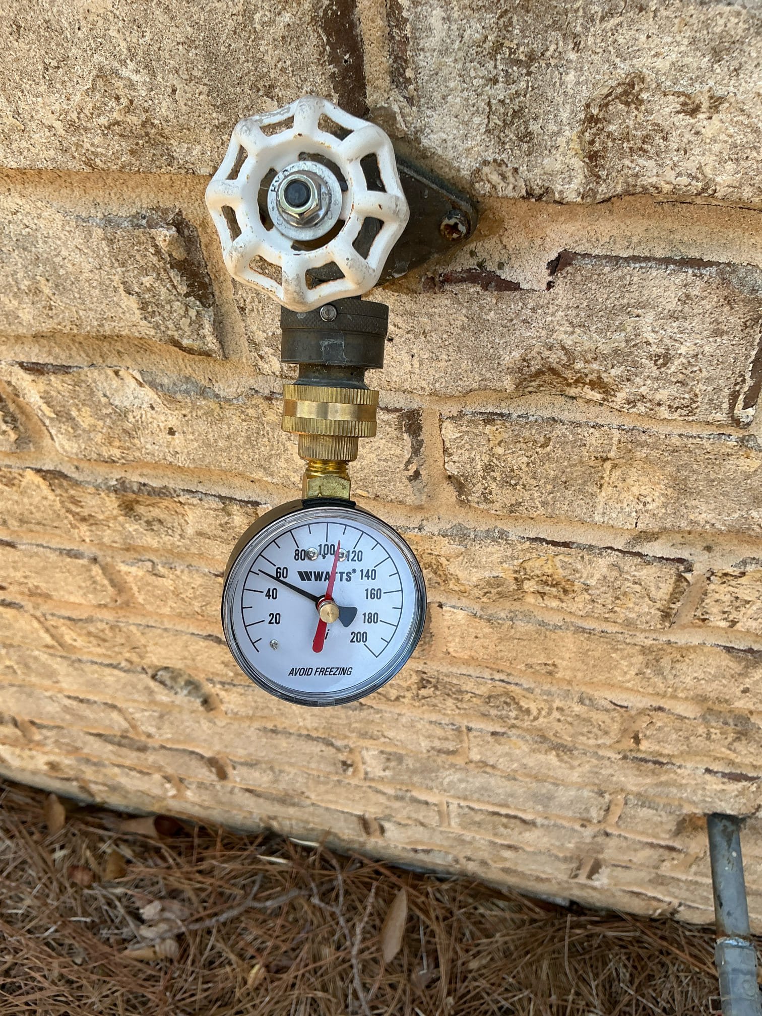 Hook up customer grill outside to existing valve on outside of home. Connected gas line and adapter. Tested for proper operation and leaks. 