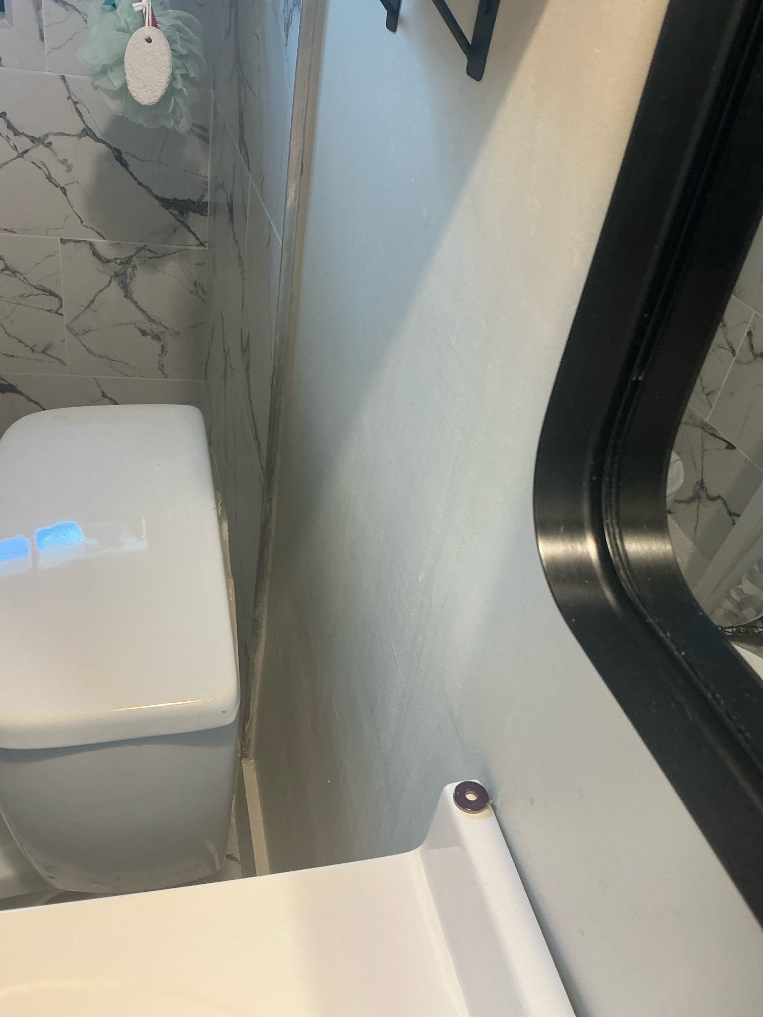 Found toilet sitting about five inches away from wall. Customer wants toilet moved closer to wall and replaced with new Kohler toilet in hall restroom. Customer wants a 3/4 horse disposal installed on kitchen sink. Customer has been informed that we do not repair tile or Sheetrock. Informed customer that there is a chance that tile can crack when drilling through for new toilet drain and we would not be liable if tile cracks. Customer has to have electrical ran for disposal and wants to complete job after electrical has been installed.