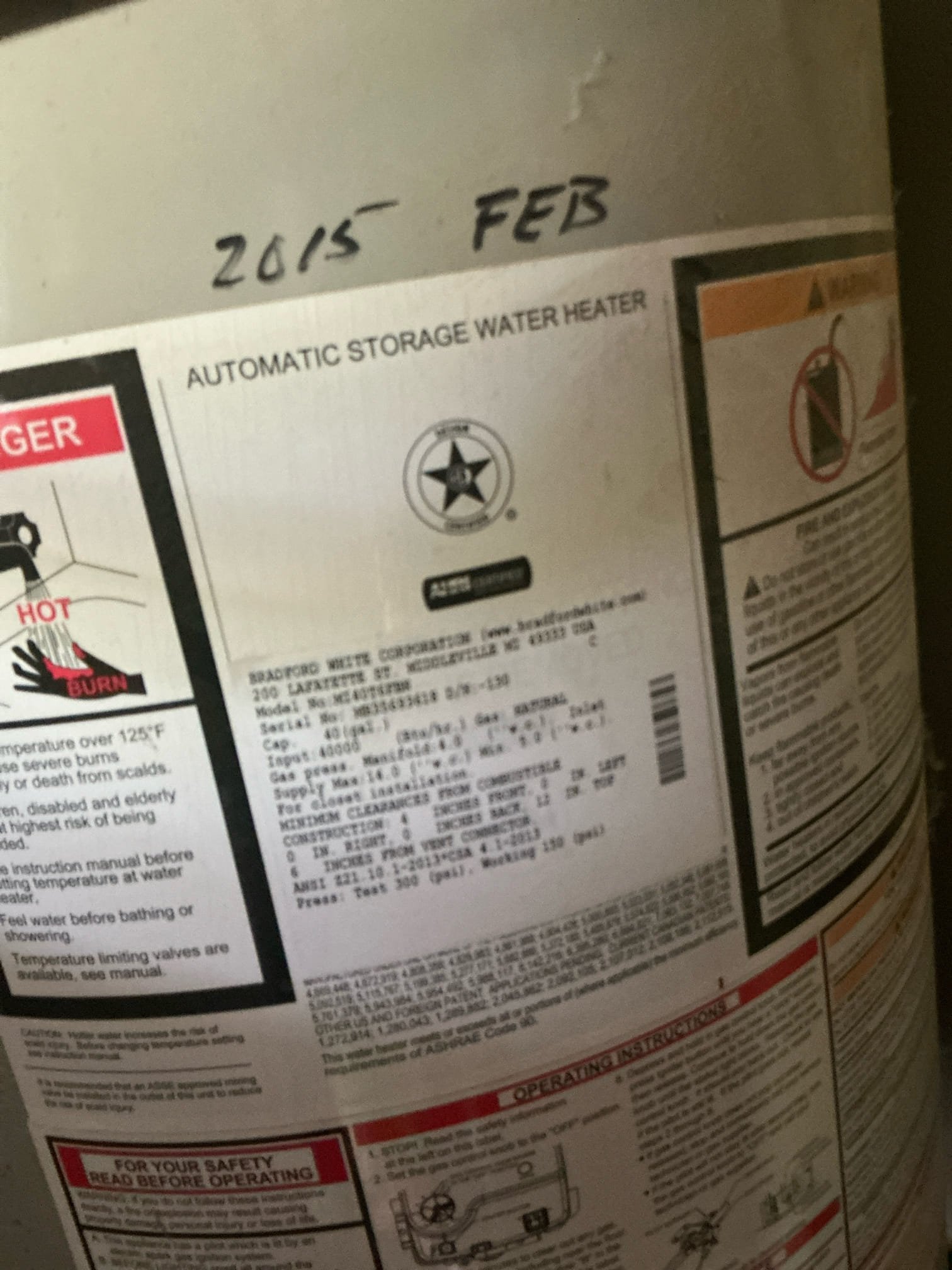 Performed win with Chen annual plumbing inspection and left estimates for water heater replacement and shower valve rebuild for 2 handle shower. No other issues found