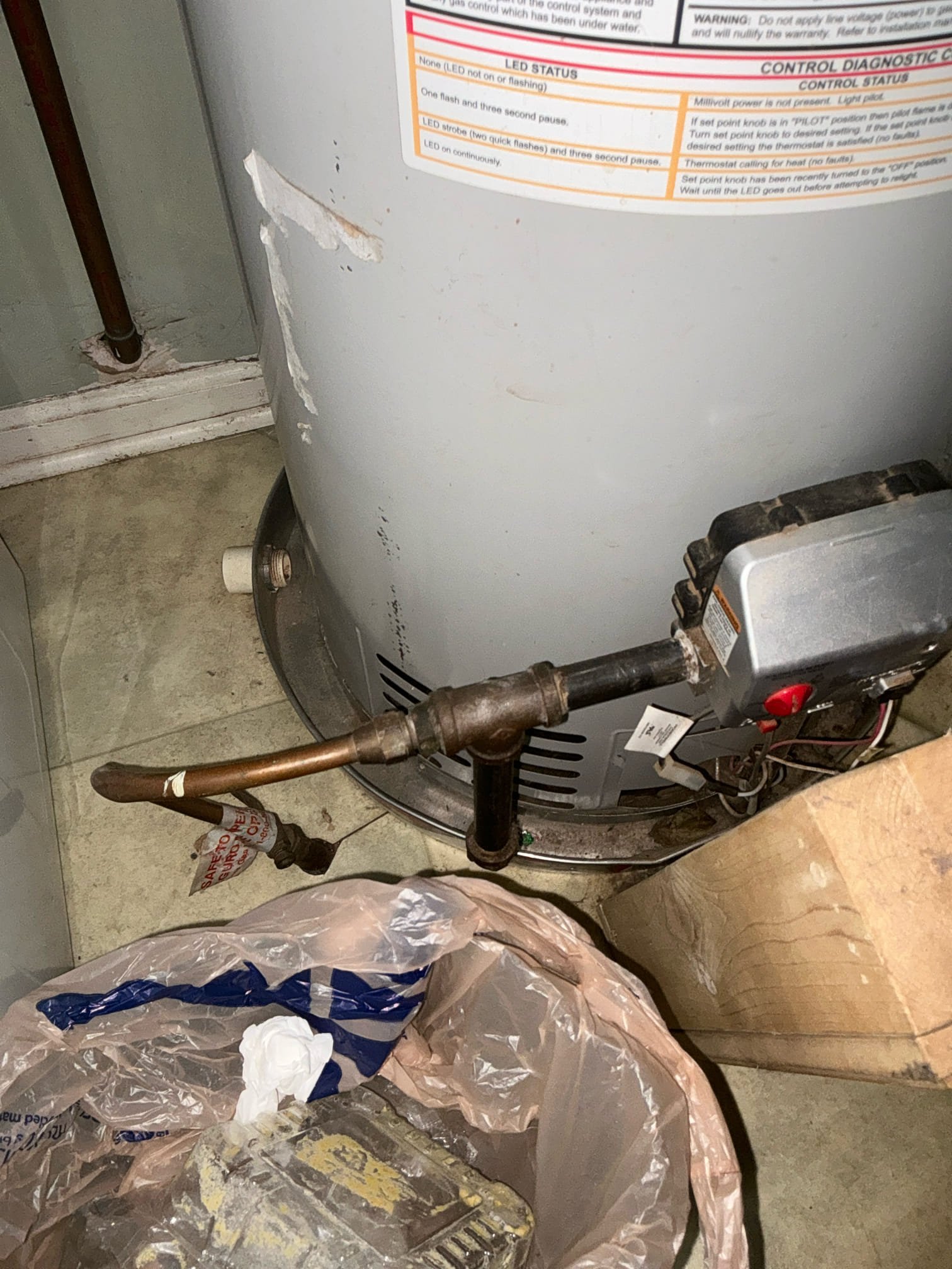 Performed win with Chen annual plumbing inspection and left estimates for water heater replacement and shower valve rebuild for 2 handle shower. No other issues found