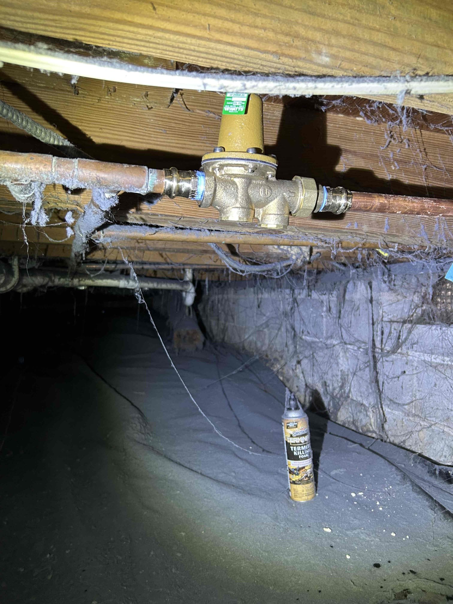 Call for water heater leaking and pressure regulating valve.

Arrived and met with Alison. She stated that they had no hot water this morning, and when they checked the water heater there was water on the floor.

Removed failed water heater and replaced with a new 40 gallon short water heater. Installed. Drip pan and new thermal expansion tank. New gas shut off valve and drip leg. 

We replaced the failed pressure regulating valve and installed a new whole house shut off valve.

Pressurized and lit unit, set to standard heat.
