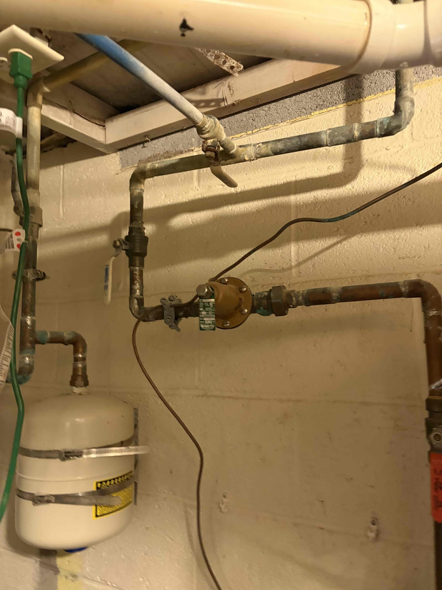 Replacement of the laundry sink faucet supply lines
For this customer, the supply line for the laundry sink in the basement was leaking the shut off valves for the laundry sink worked. However, the cold supply line was leaking so what I recommended is instead of just replacing one of them we go ahead with the replacement of both of them just so it eliminates the leak factor of if it will happen again the customer said let’s go ahead and do it so that’s exactly what we did today Went ahead and knocked out to supply line replacements for the laundry sink. Water pressure was good 60 psi with the tankless fairly newer at this time. Everything is working properly put all the boxes that we took out of the utility room back in the room so the CUSTOMER didn’t have to, and they are all set.