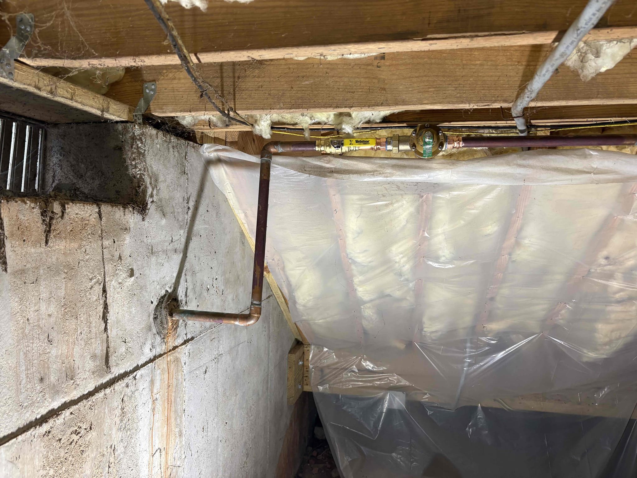 Client called us out to check out a few plumbing issues in the home that is about to be listed for sale. There were a few different issues we addressed. 

The home had 4 different water pressure reducing valves for different sections of the home. This is not normal or correct. Water pressure was high on one side and not on the other side of home. We cut out those unnecessary pressure reducing valves and then piped the pipes back together. We added a new 1” pressure reducing valve and new ball valve shutoff in crawlspace area. We also added 2 isolation ball valves on the 3/4” lines running to other sections of home. 
Other repairs we did was rebuilding a Toto toilet with new fill valve, flapper, and braided supply line due to it not filling as it should. We also replaced a pop up assembly in the basement guest bathroom lavatory sink, and fixed the slinky drain in the car room bathroom. Turned water back on and all good. 

Client does have a copper line leak under the concrete slab of ho