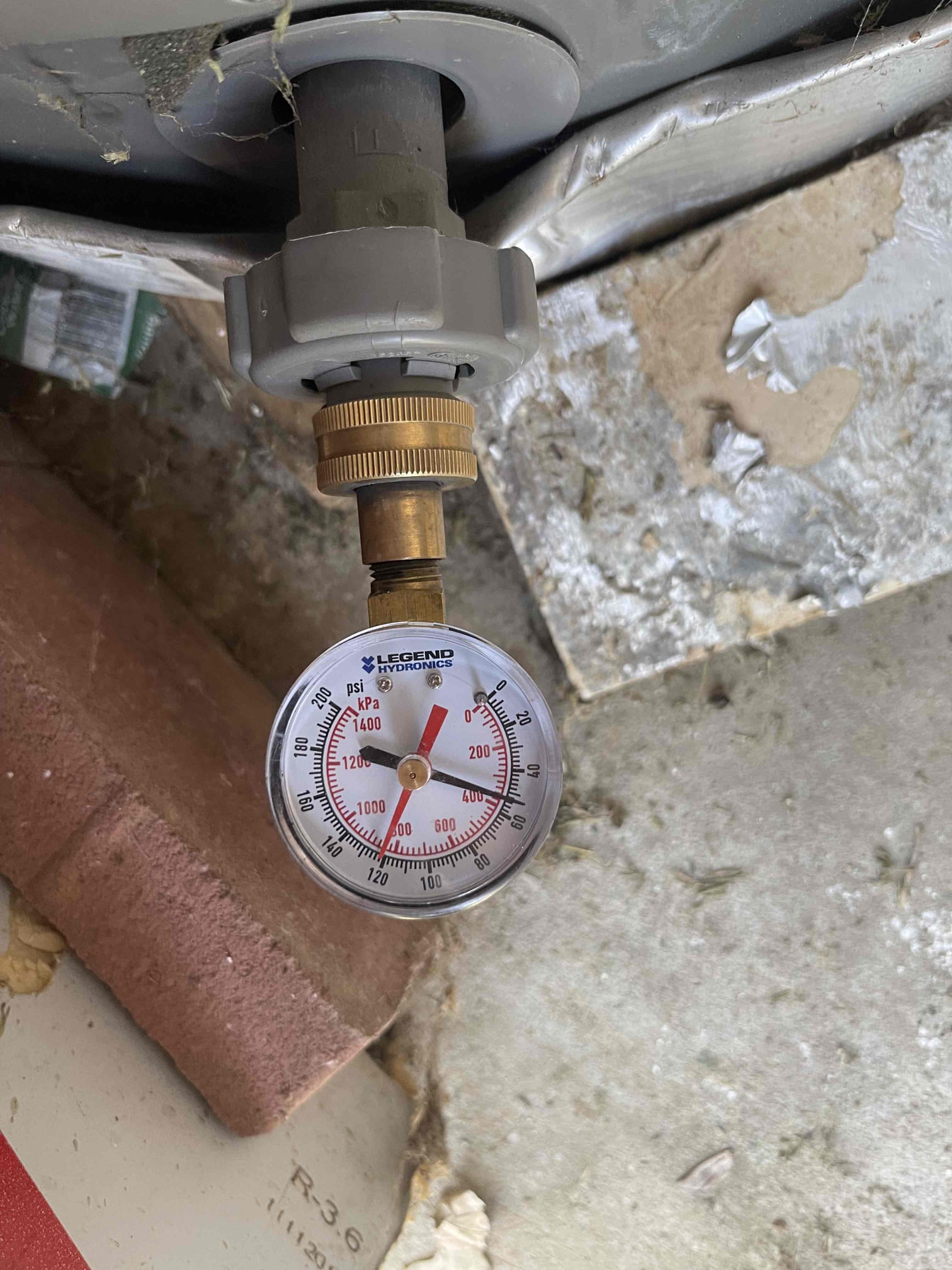 We did minor walkthrough of the house and confirmed she has a leak under the slab on a polybutylene line. We gave quote options to repair/reroute the water lines. Customer is not in a position at this time to move forward with either option. 