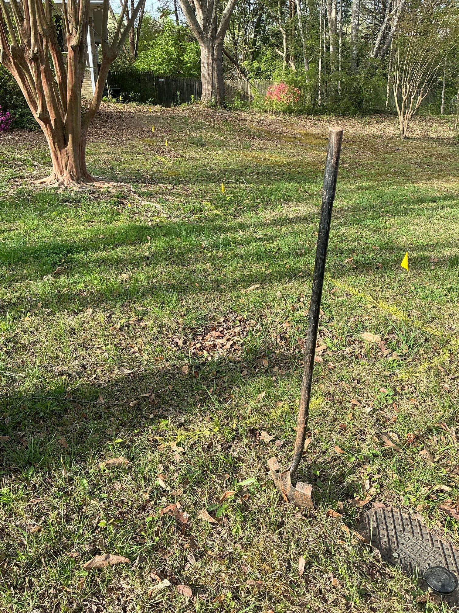 Replaced water service from water meter to crawl space. Added customer shut off ball valve at water meter. Monitored water meter to insure there were no other leaks at this time.