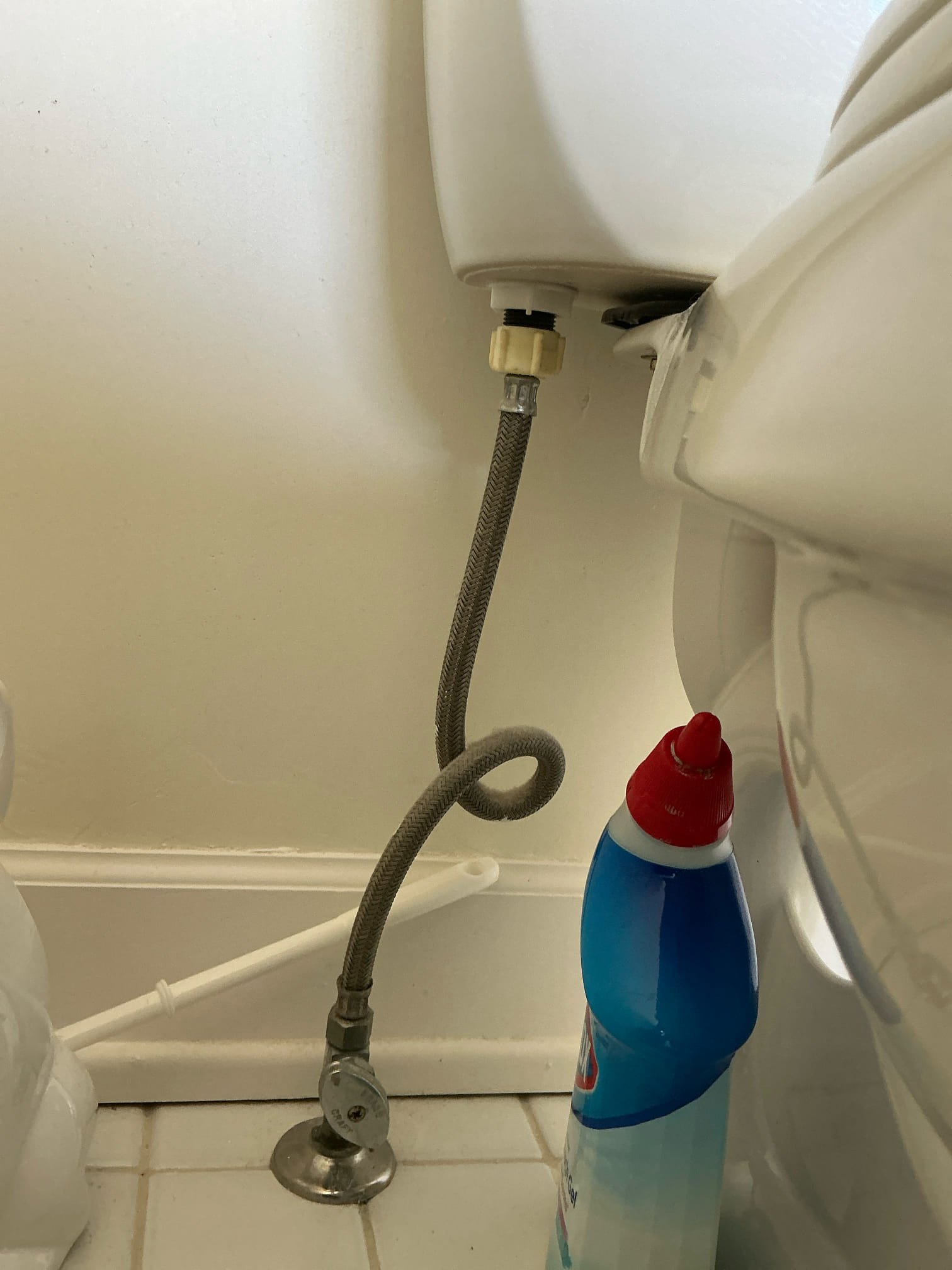 Found toilet in upstairs restroom constantly running. Replaced fill valve, Kohler flush seal and supply line. Tested and left in good working order. No other issues at this time.