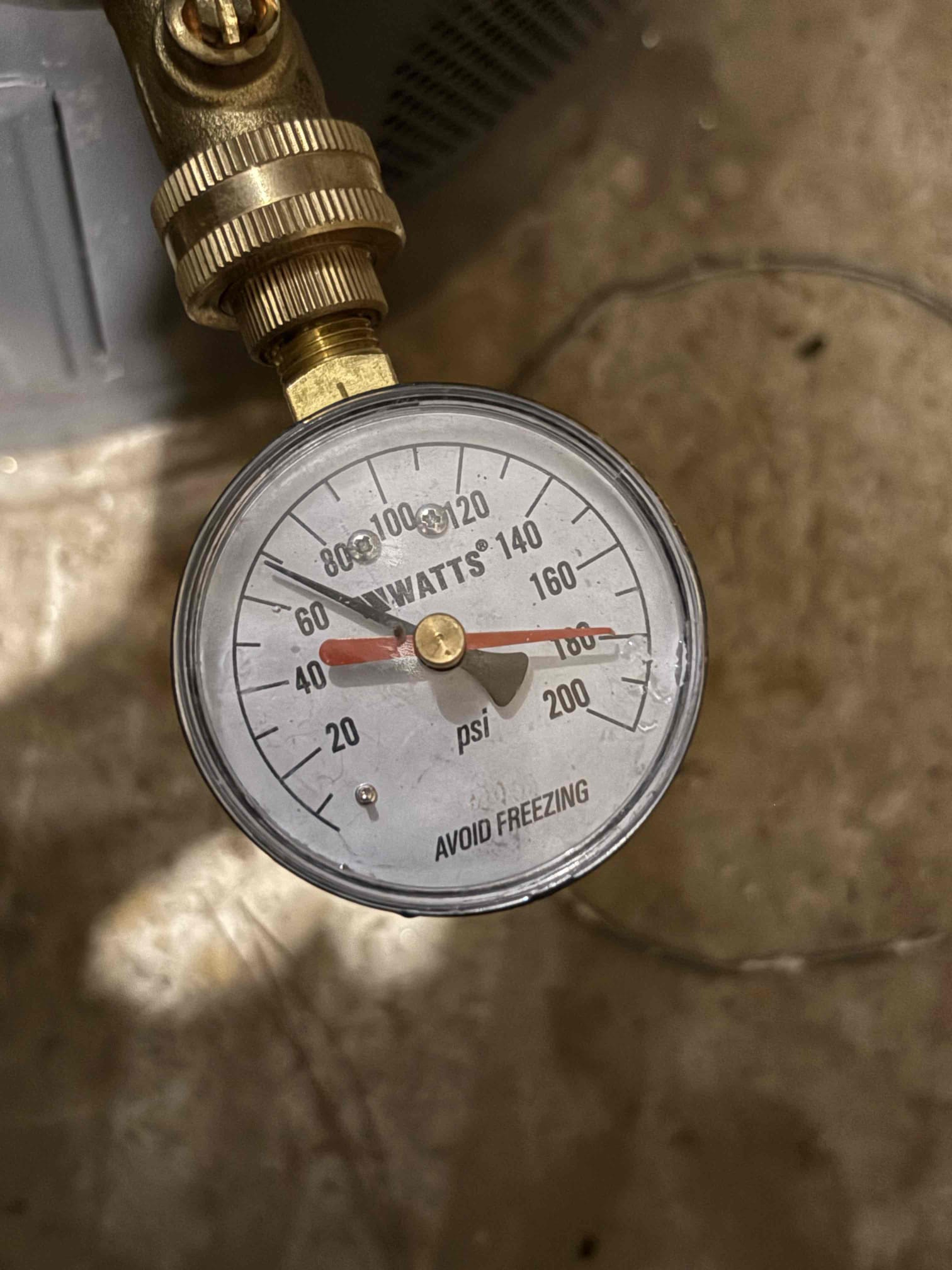 Came out to give estimate on replacing the remainder of the old cast iron drain pipes in the tight tight crawlspace area. 

Water pressure good at 70 psi. 
Waived SF. 