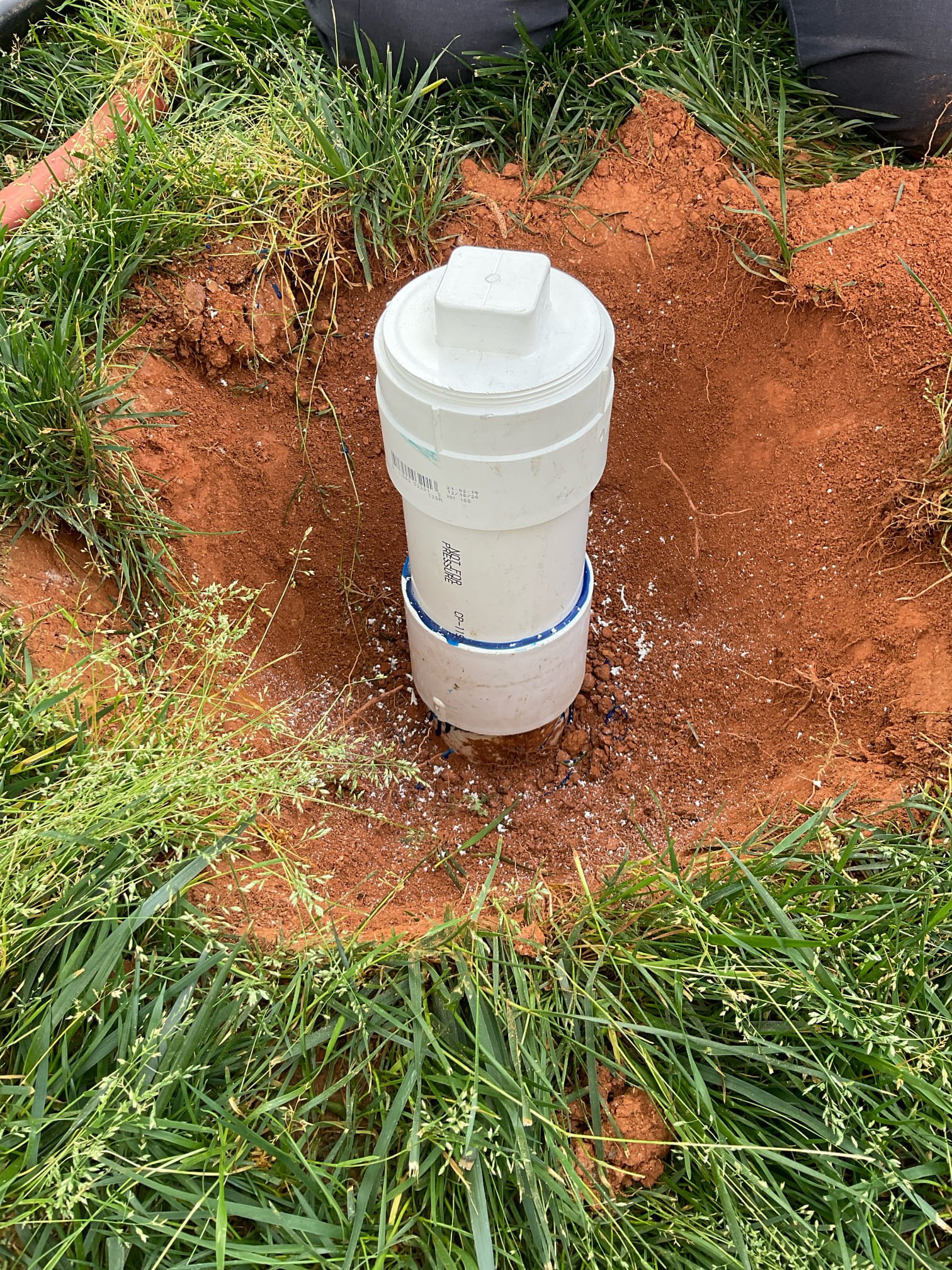 Main line clogged for two bathrooms and basement, we removed and reset hallway toilet , cleared blockage , did camera inspection, found old cast iron pipe with some type of wipe or paper towel stuck in it , located in crawl space area before the kitchen line , no warranty . We came back second today replaced approximately 10 feet , we also fixed a broken 4” pvc clean out in the yard , extended little above the ground discussed with customer. 