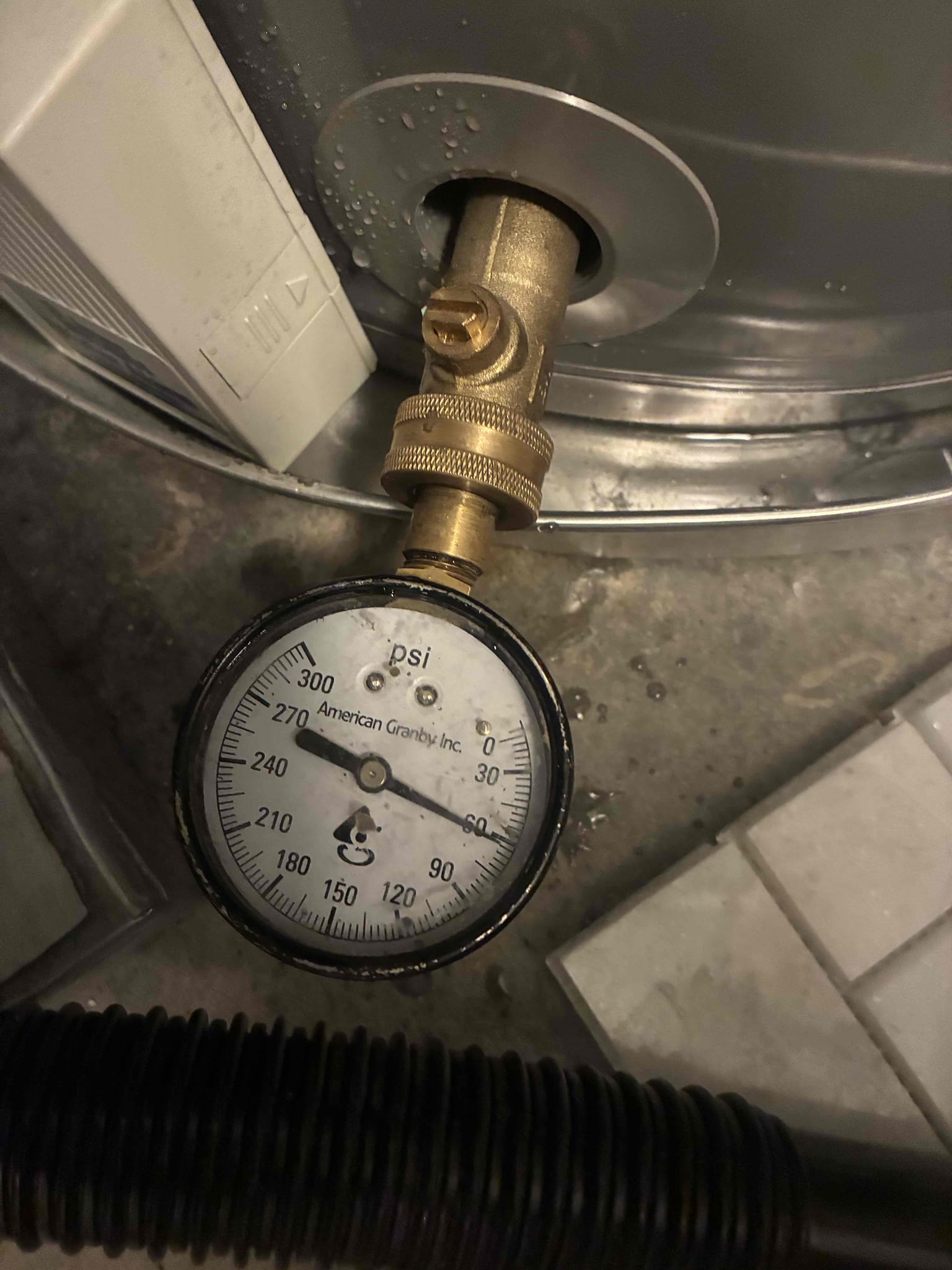 Customer had flood in basement downstairs. Found water in area of sewage ejection pump pit. House is 30 years old pump has never been replaced. Suggested to replace pump in order to eliminate pump as issue. Customer is in middle of claim needs to send work to insurance to have approved in order to proceed with work. Gave options for replacements