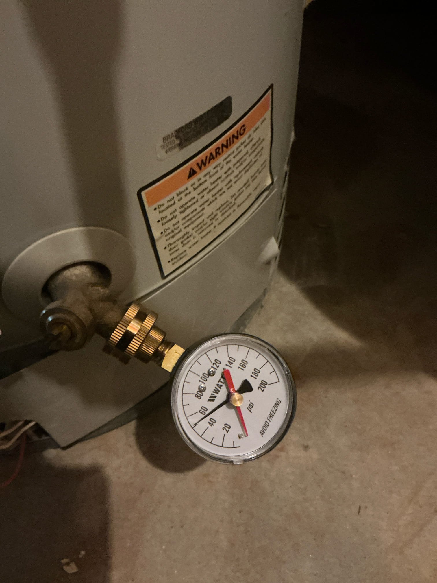 Hose spicket has non functional anti siphon valve. Remove device from spicket and test for proper operation 