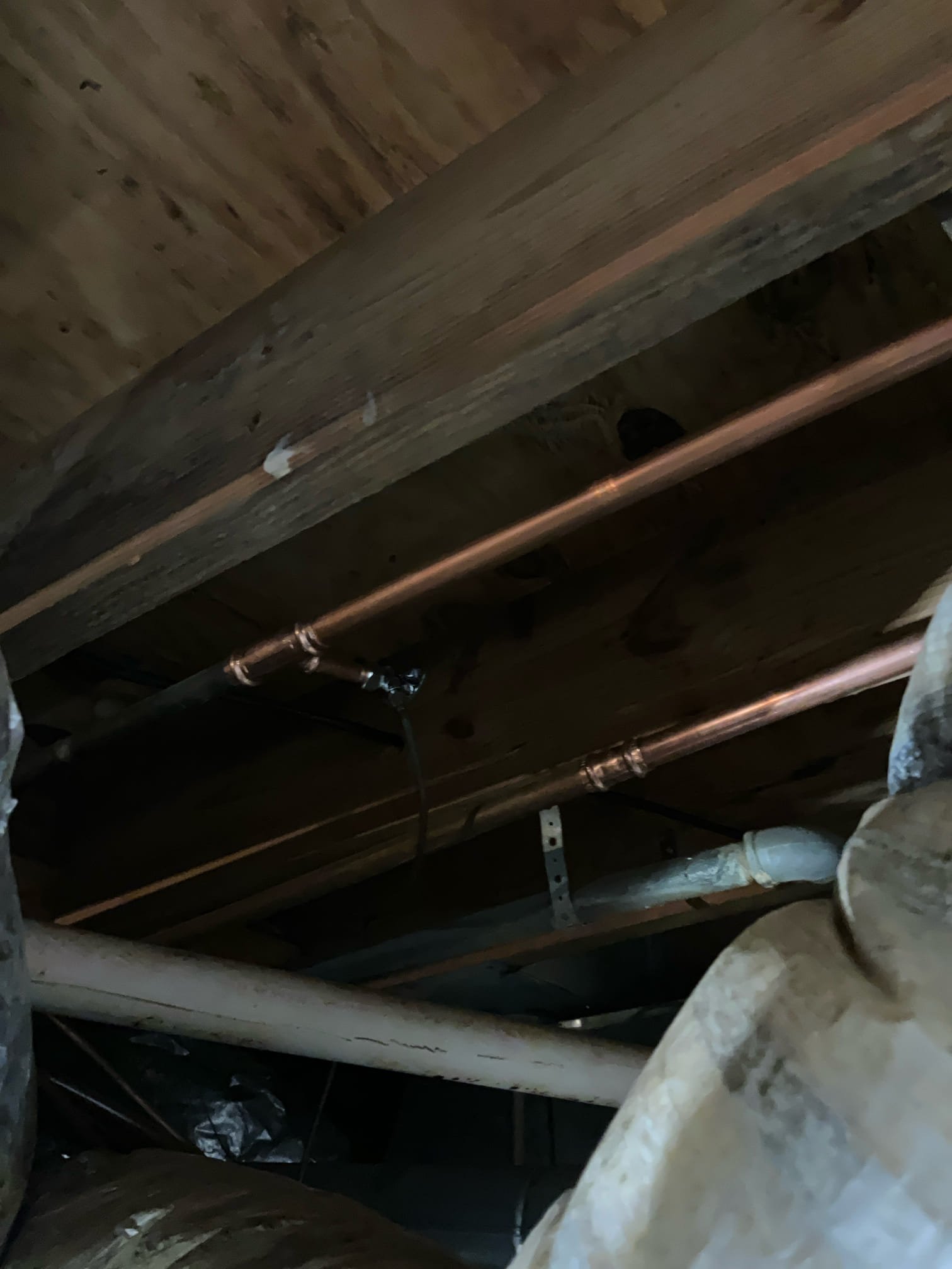 Call for leaking water heater in basement.

***Notes for Mark and insurance provider: Water heater was only 7 years old. Pressure regulating valve had a sudden failure on the plumbing system, resulting in sudden ruptured water heater.  Today, we also instlled a Moen Flo automatic leak detection and shut off device. 

Assessed problems and discussed multiple repairs, replacement, and upgrade options with Mark.

Today, we removed the failed pressure regulating valve. I installed a Navien tankless water heater. This included adjusting waterlines, gas service, installing new exhaust vent pipe,  condensate drain line. I also removed three bad sections of corroded copper pipe, and installed a dedicated shut off valve for hvac humidifier line. 

We installed. New shut off valve for the home, and located to be easier to reach without a ladder or stool. New pressure regulating valve on home. Additionally, we installed a Moen Flo automatic leak detection and shut off device. 

Cleaned work space