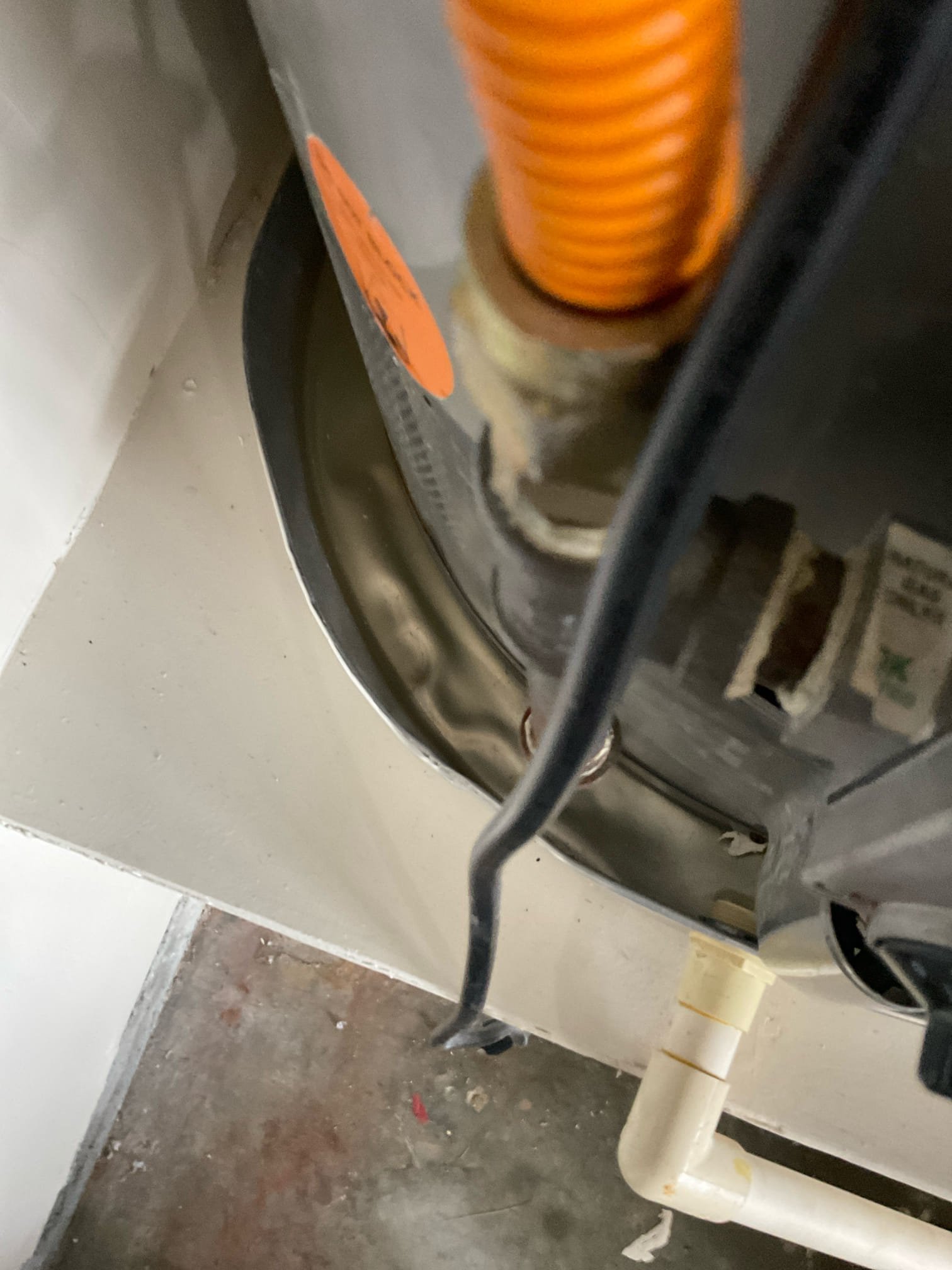 Leaking expansion tank which is undersized, quote replacement with 5 gal tank and also new 75 gal gas water heater today , customer declined any work today 