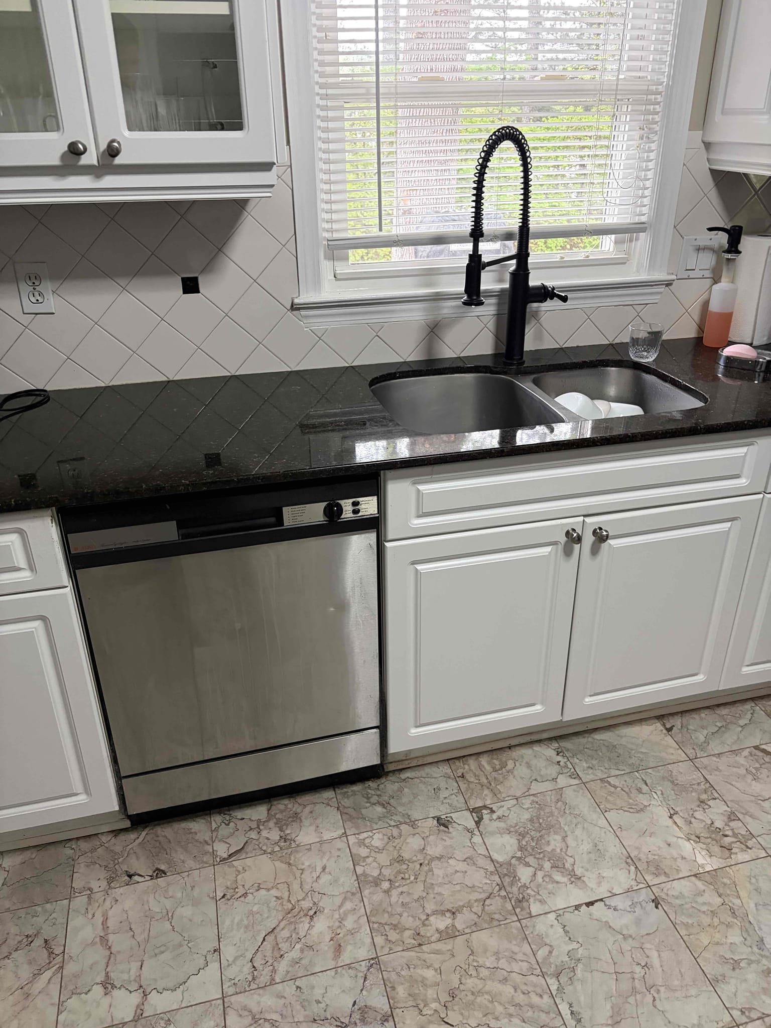 For this customer, they have a couple things going on. They have a water heater gas and it leaking from 2009. Their water pressure is at 115 pounds which it needs to be regulated down to 45 to 80 pounds so therefore I recommend the replacement of the pressure reducing valve in addition to that There is a problem with the drain line behind the sink and the dishwasher in order to further figure out what’s going on with that the dishwasher will need to be removed. The floor drain is apparently backed up however it is hard to fully determine that because the floor drain is full of water, but water is going into it so I recommended to use the flex shaft to clean out that pipe. The customer has a couple things that he needs to get done at the house, he will give us a call back when he is ready to do to work