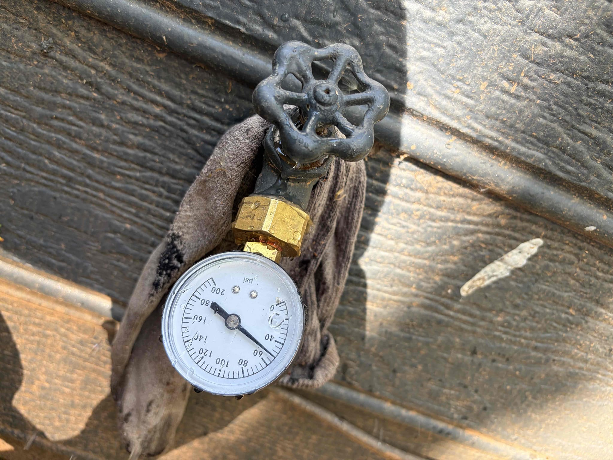 I recommend to Repair a section of pipe off of water filter, the fittings used were black iron or stainless steal and fittings are starting to rust because those fittings are not designed for potable water, recommend to replace them with brass. Water pressure is normal range, we replaced the Prv along with the water line. In addition to that the water heater is from 2022, no issues there, did not see a Brand name. At this time the customer doesn’t have any complaint nor issues that were talked about time of service.