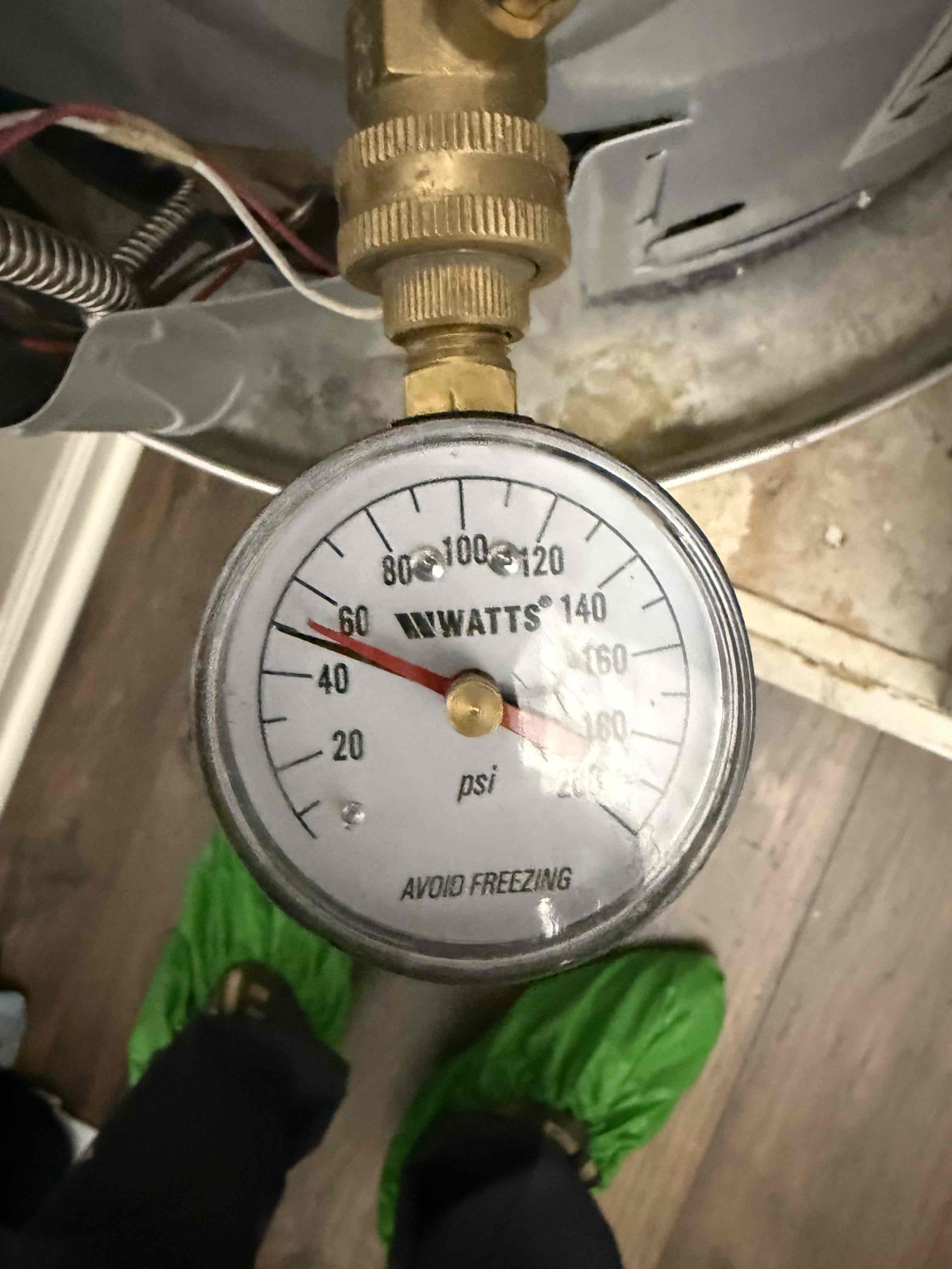 Water heater inspection upon arrival. Customer had us install the water heater less than 2 years ago and wanted it inspected. Inspected unit and found no issues, informed customer it is recommended to have the water heater flushed once a year. Gave customer estimate, customer declined but signed up for membership program 