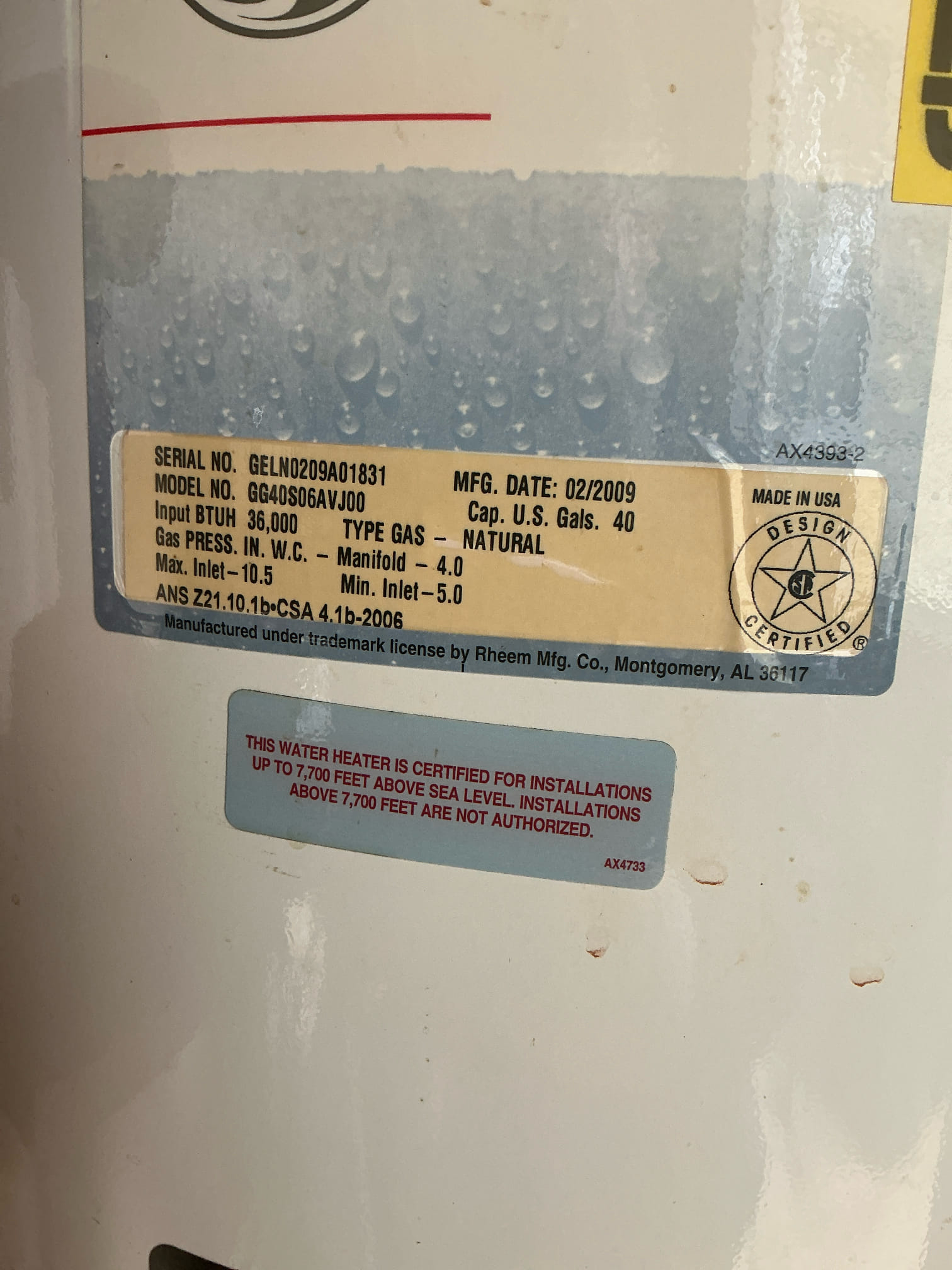 Replaced Prv in mechanical room near water heater by customer request.