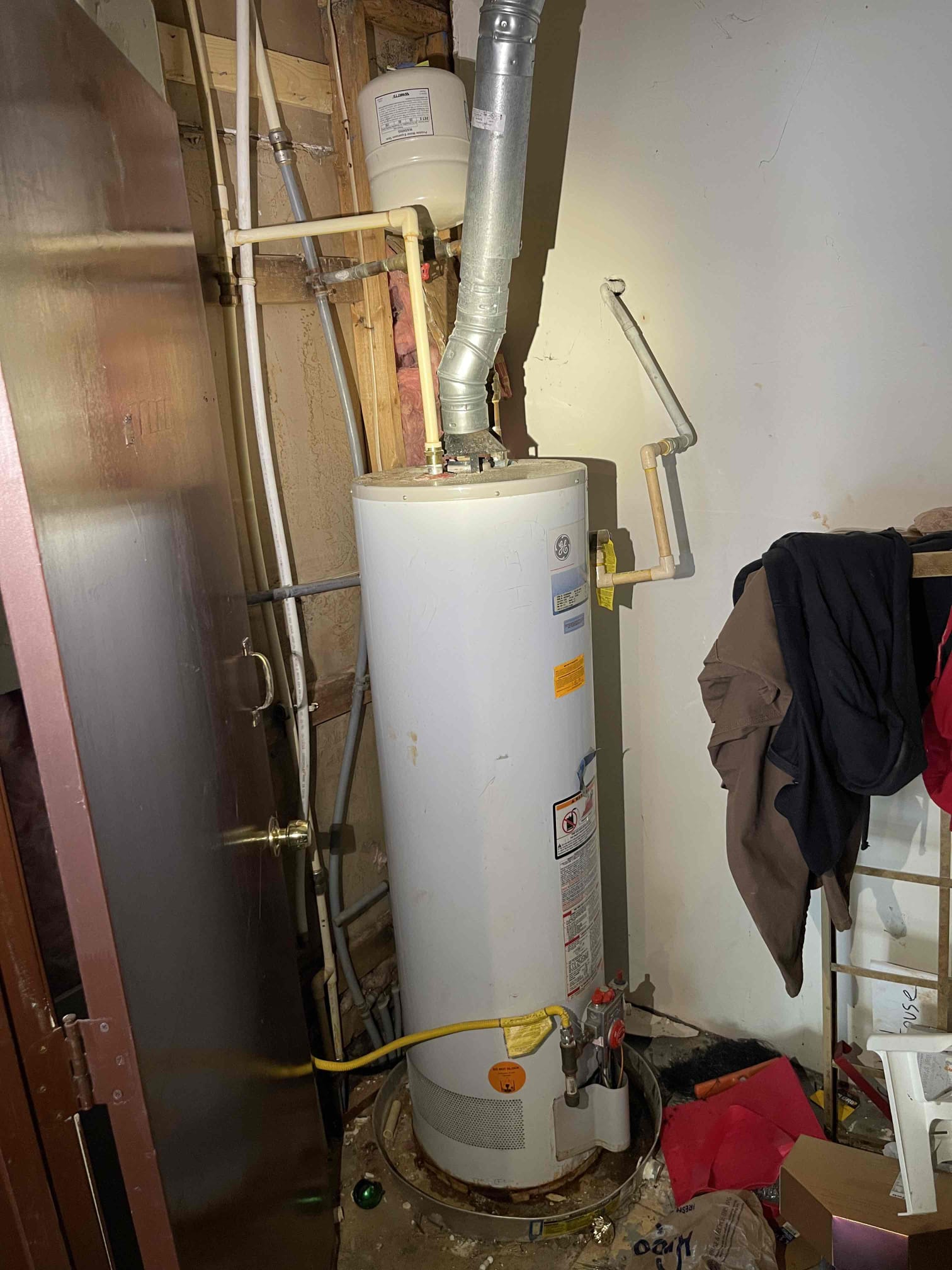 Slab home with grey polybutylene lines under the slab that are leaking. Water service has already been replaced. They have had slab leaks in the past. Gave quote options to repair or replace the piping in the home. Customer wants to go over everything with her husband before she decides. Water pressure was at 50 psi. 