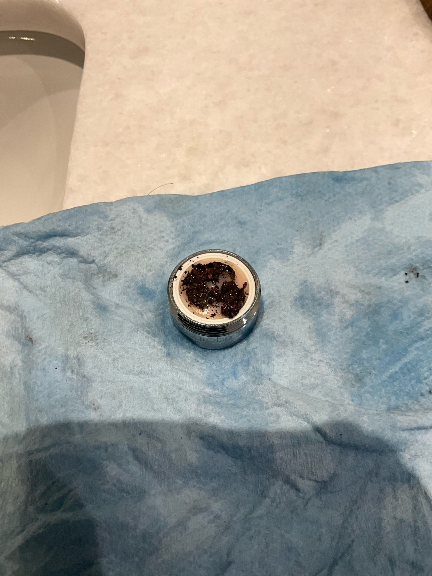 Call for low water pressure at home that we recently installed halo water filter in.

Met and discussed concerns.

I cleaned all aerators and found sediment in some. This could have been from the filter, or as a result of turning water on and off to perform repairs with corrosion already present inside the waterlines. In any case, i cleaned all aerators and checked all fixtures.

I tested pressure and brought it up from 60psi to 70 psi. I did note that there is still pressure rebound on the lines when fixtures are activated. We have done all required work that is called for to address this issue. If the problem persists, we can come out for a diagnostic window and dig near the meter and assess if a pipe mainline size upgrade is warranted, or replace the pressure regulating valve for the small chance it may be defective.

I also sent an email asa. Courtesy to hansgrohe to help the customer get in touch with them.