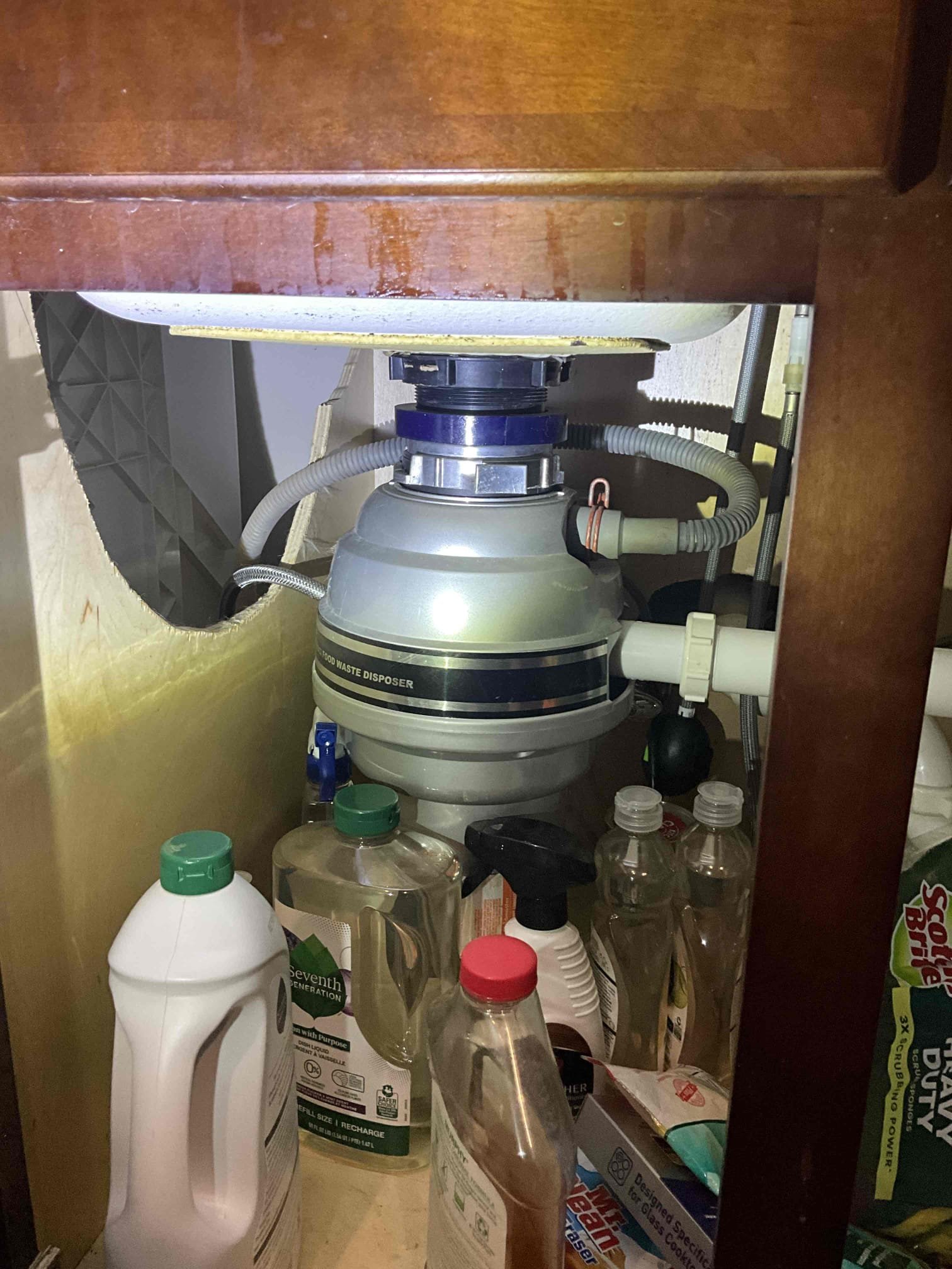 Performed the annual Win with Chen multi-point inspection for customers home. A lot of the major indoor plumbing has been maintained by a Chen Plumbing over the years. The water heater is new with a working thermal that is strapped properly and the whole home pressure is 70 psi. Left customer quotes to pull and reset rocking toilet, rerouting back sloped kitchen drain line, and replacing badly back pitched sewer line. 