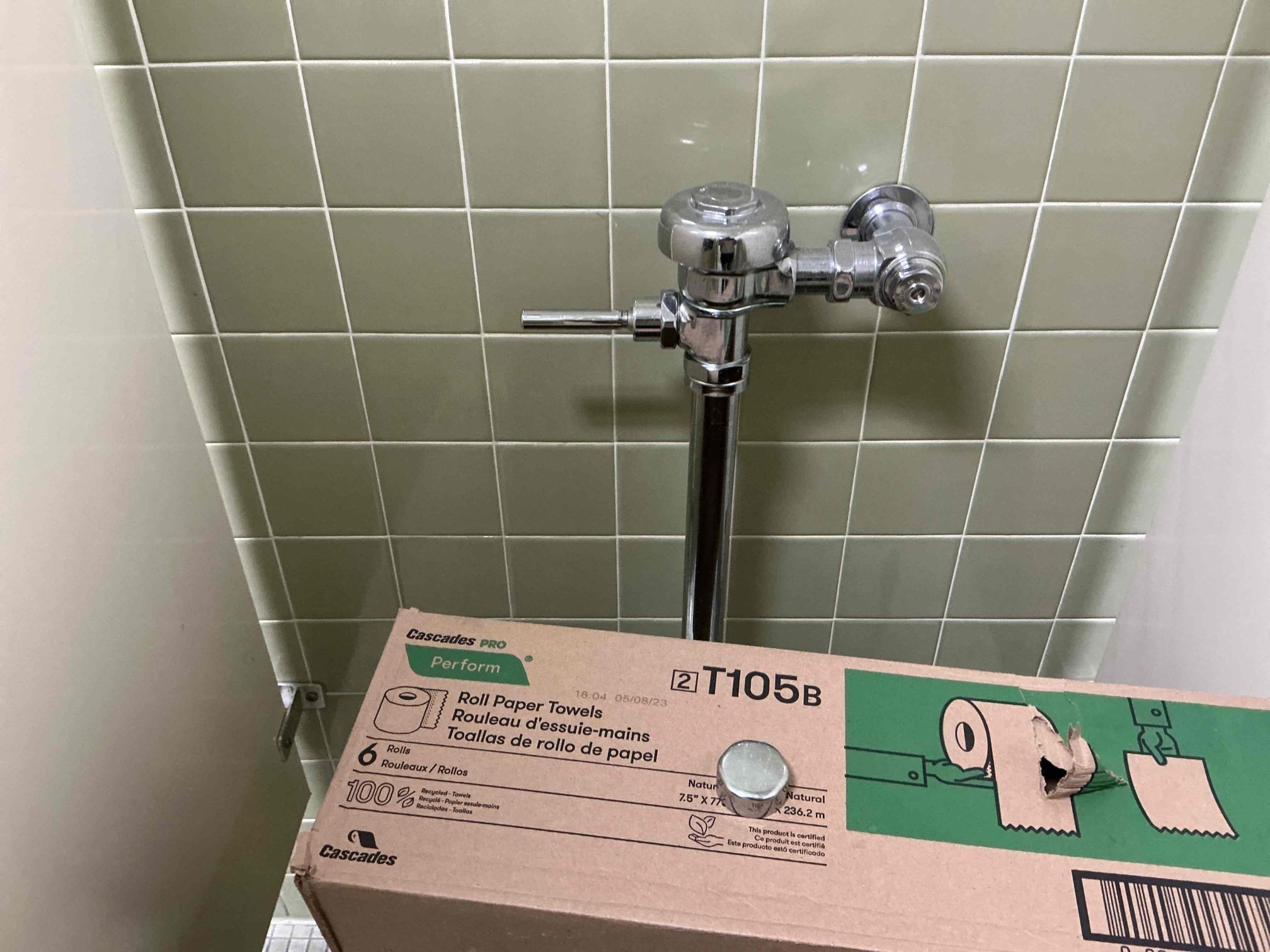 Commercial toilet not working and water heater leaking upon arrival. After looking at the water heater found it to be rusted out at the bottom. Informed customer we could not repair the water heater but we could replace it. Also informed customer the Sloan valve would need to be rebuilt to make the toilet work properly. Gave customer estimate for both, customer is reaching out to higher ups to get approvals before starting any work. 