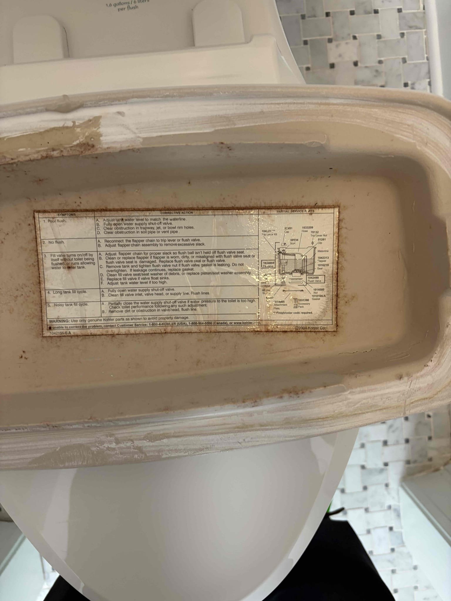 For this customer, they had a toilet that was constantly running, so therefore I recommended we go ahead and replace the inside parts of the toilet so therefore we replaced the fill valve the flapper and the handle and the reason why we had to replace the handle it kept sticking so I went with a universal crown one to ensure that there would be no issues I adjusted it to the proper levels and got it all situated once installed there are no leaks customer is all set to use there toilet.