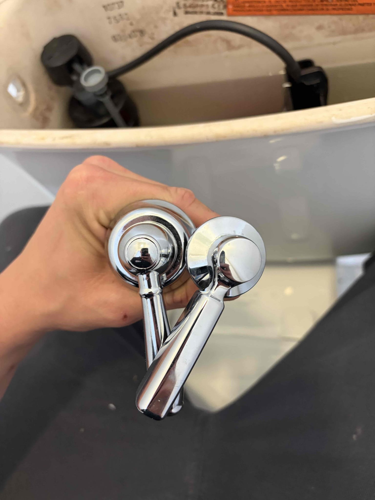 For this customer, they had a toilet that was constantly running, so therefore I recommended we go ahead and replace the inside parts of the toilet so therefore we replaced the fill valve the flapper and the handle and the reason why we had to replace the handle it kept sticking so I went with a universal crown one to ensure that there would be no issues I adjusted it to the proper levels and got it all situated once installed there are no leaks customer is all set to use there toilet.