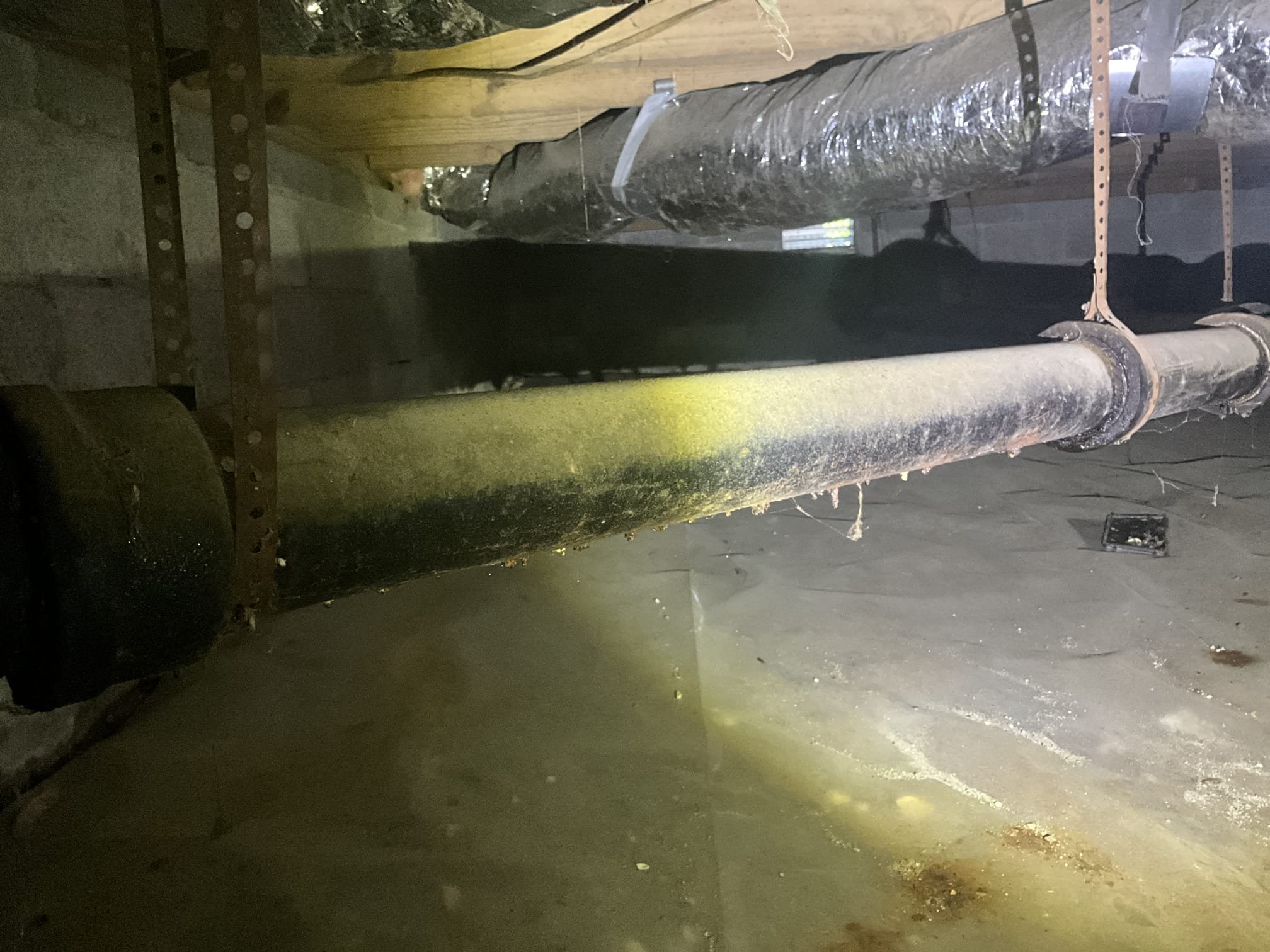 Customer had a poorly functioning toilet that was spraying water from under the lid and high pressure. Made customer aware that since the old prv couldn’t be located, that we would cut a new prv in. If any issues arise from a prv buried in the yard, then additional diagnostics or repairs may be necessary. Also made customer aware that all evidence supports to her original or. Being buried in the yard in galvanized pipe. Also noted cast in poor condition. Replaced toilet and prv and left quotes for cast replacement and new water service. Made customer aware that the galvanized line will slowly cut her water flow off more and more as time passes. 