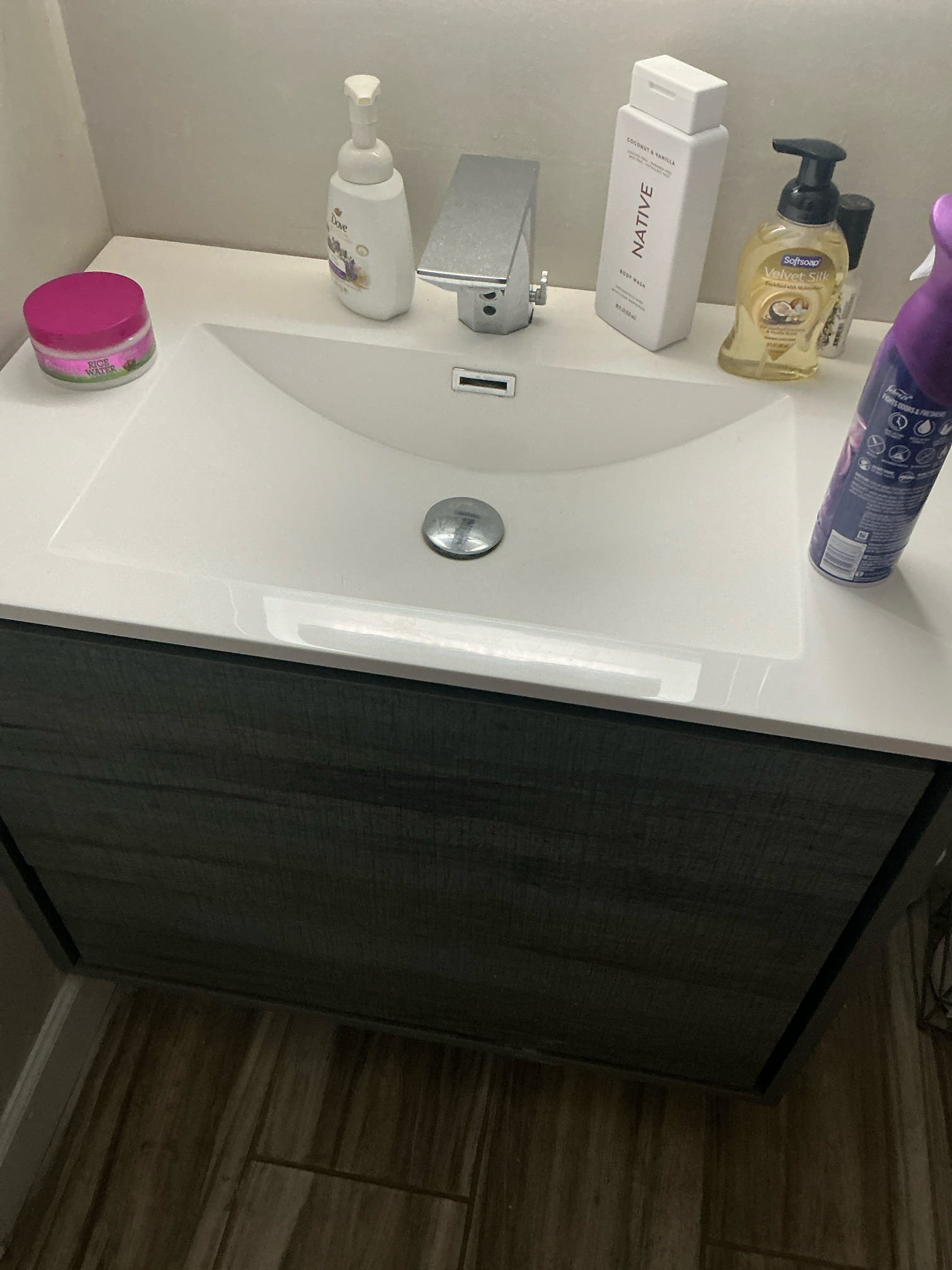 Found kitchen sink drain leaking. Upstairs hall restroom lavatory not working. Reworked kitchen sink drain. Replaced upstairs hall restroom lavatory and reworked lavatory drain. Tested and left everything in good working order.