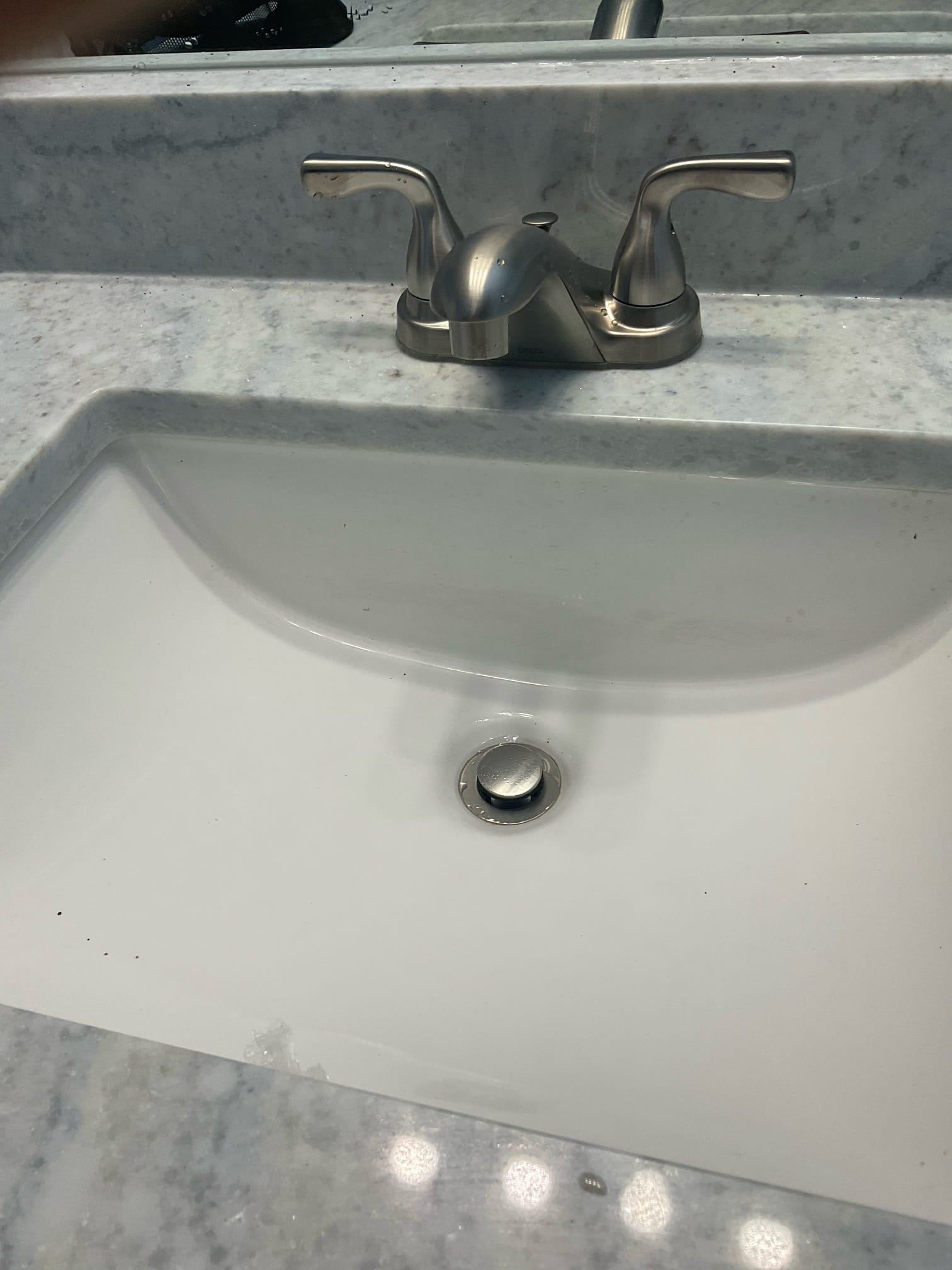 We have inspected entire home plumbing today , we found a leaking bathroom faucet upstairs bathroom, replaced a new faucet , no any other issues at present , property is leak free at present time after today’s repair .