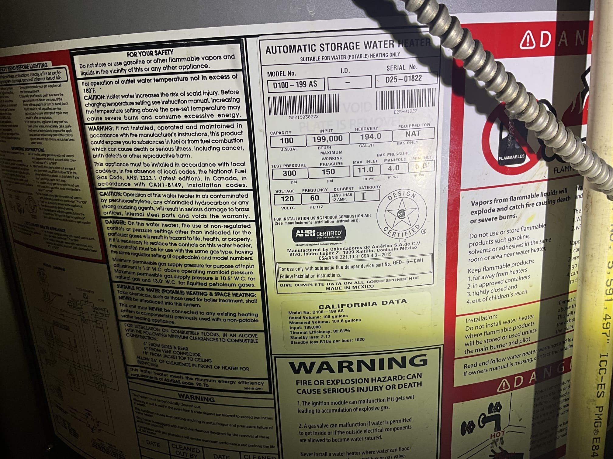Customer had a water heater that wasn’t heating correctly all of the time. Diagnosed a damper switch not allowing the damper to open all of the way and causing inconsistent heating. Contacted customer support for American Standard and confirmed diagnostic and had warranty part shipped to Chen Plumbing. Will contact customer and schedule return visit when part gets here. 