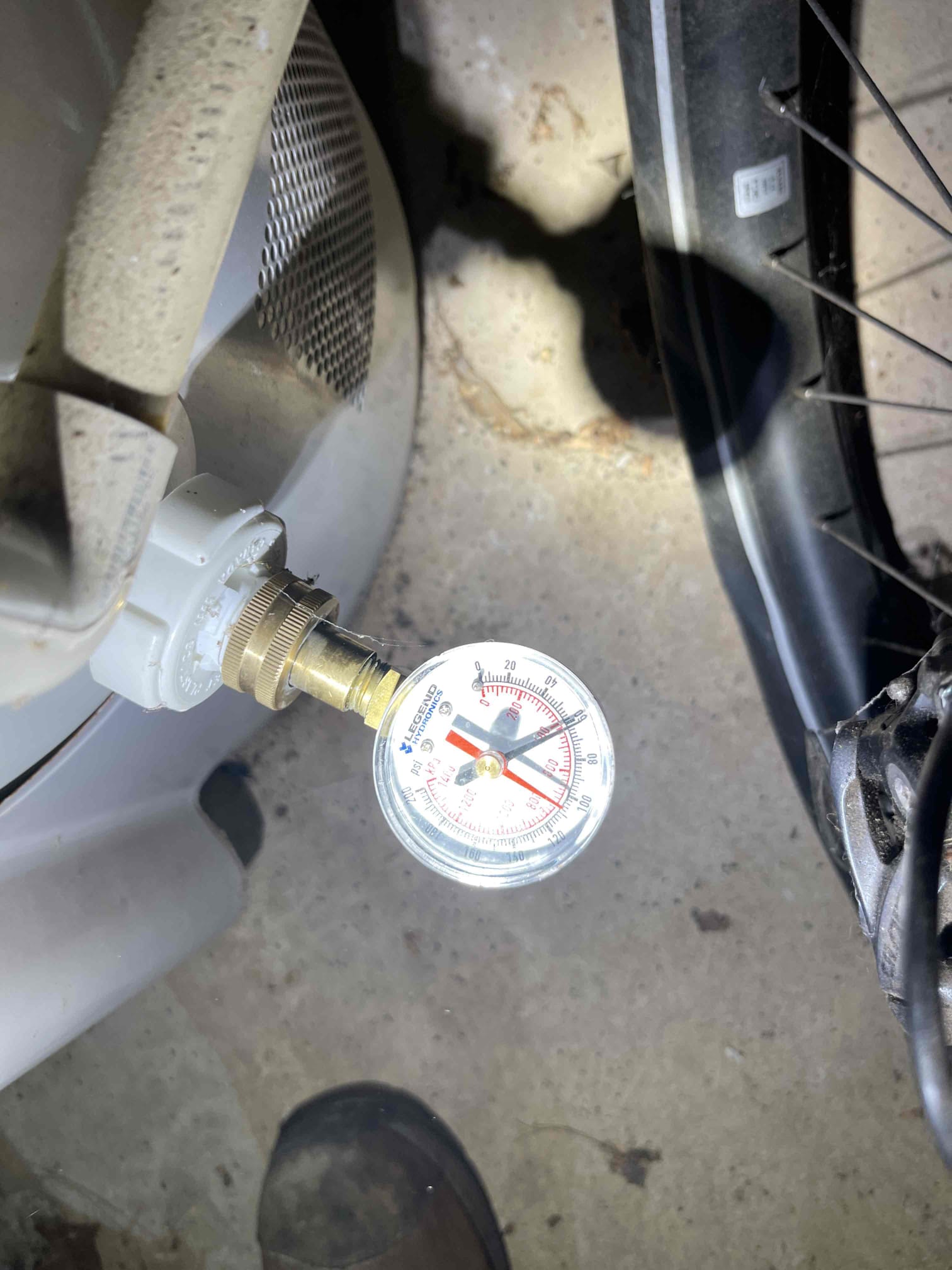 Came out for a leak from the kitchen into the crawlspace. Upon arrival we examined the crawlspace and found a lot of water damage under the kitchen sink. Water was actively dripping down the water lines from above the subfloor. Was unable to identify the leak from below. I was able to remove the escutcheons on the waterlines coming up through the cabinet. Could see sharkbite fittings under the base of the cabinet. Believed one of the water lines was leaking as we saw a lot of corrosion on both pipes, but couldnt tell which one, so we recommended just replacing both stub ups. Front hose bib was original to the home and had an active drip. We also replaced the hose bib while the water was shut off. After turning the water back on we verified our repairs were not leaking, however we found there was coming down through the floor in another spot when the sink was being ran. We removed the escutcheon covering the drain in the back of the cabinet and I could feel the pipe back there was wet a