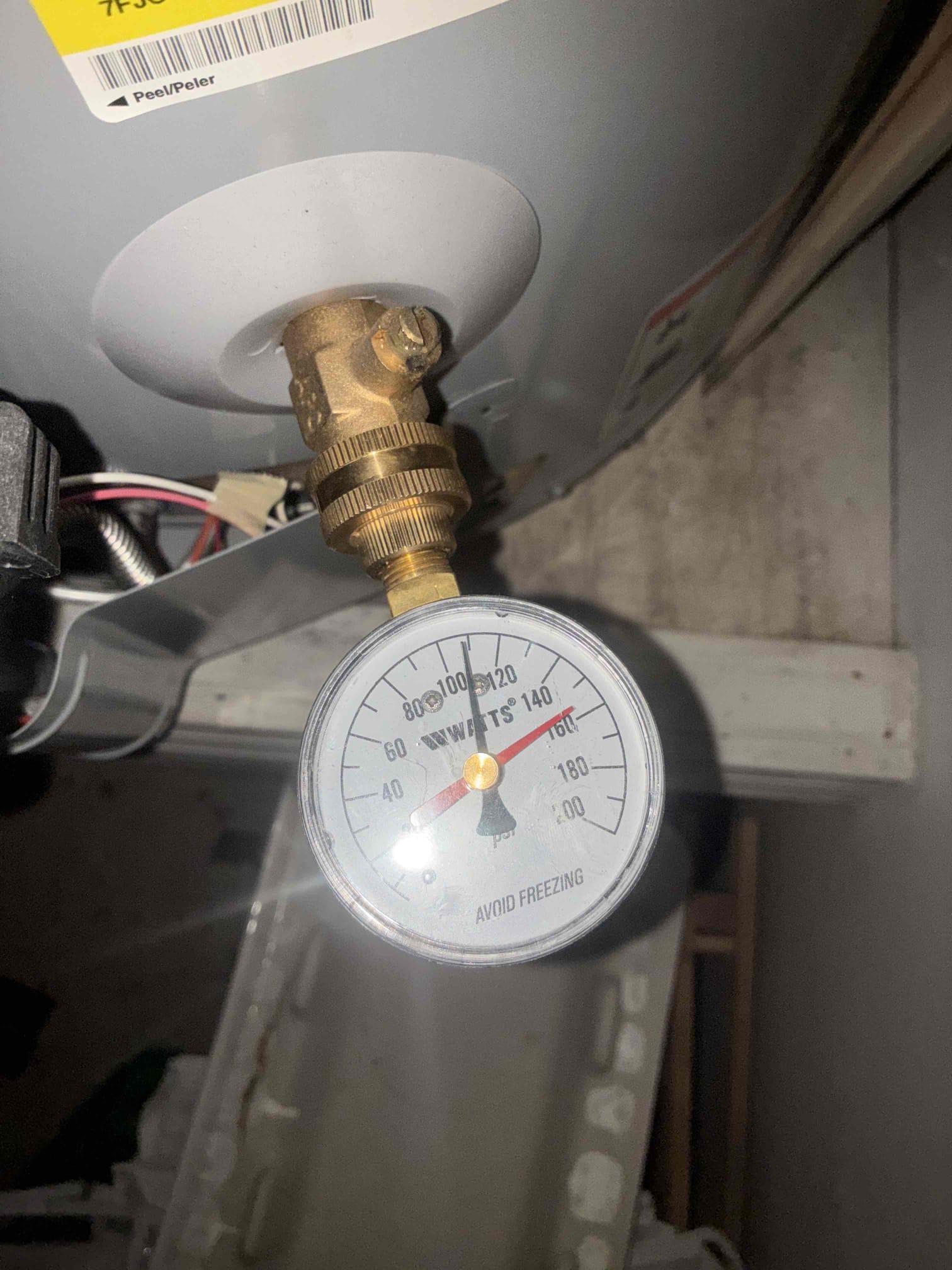 Customer has water service leak. Could hear leak through foundation in basement. Gave customer options for repairs/replacements. Also found pressure to be high and suggested to replace PRV. Customer wants to check other quotes before decision. 