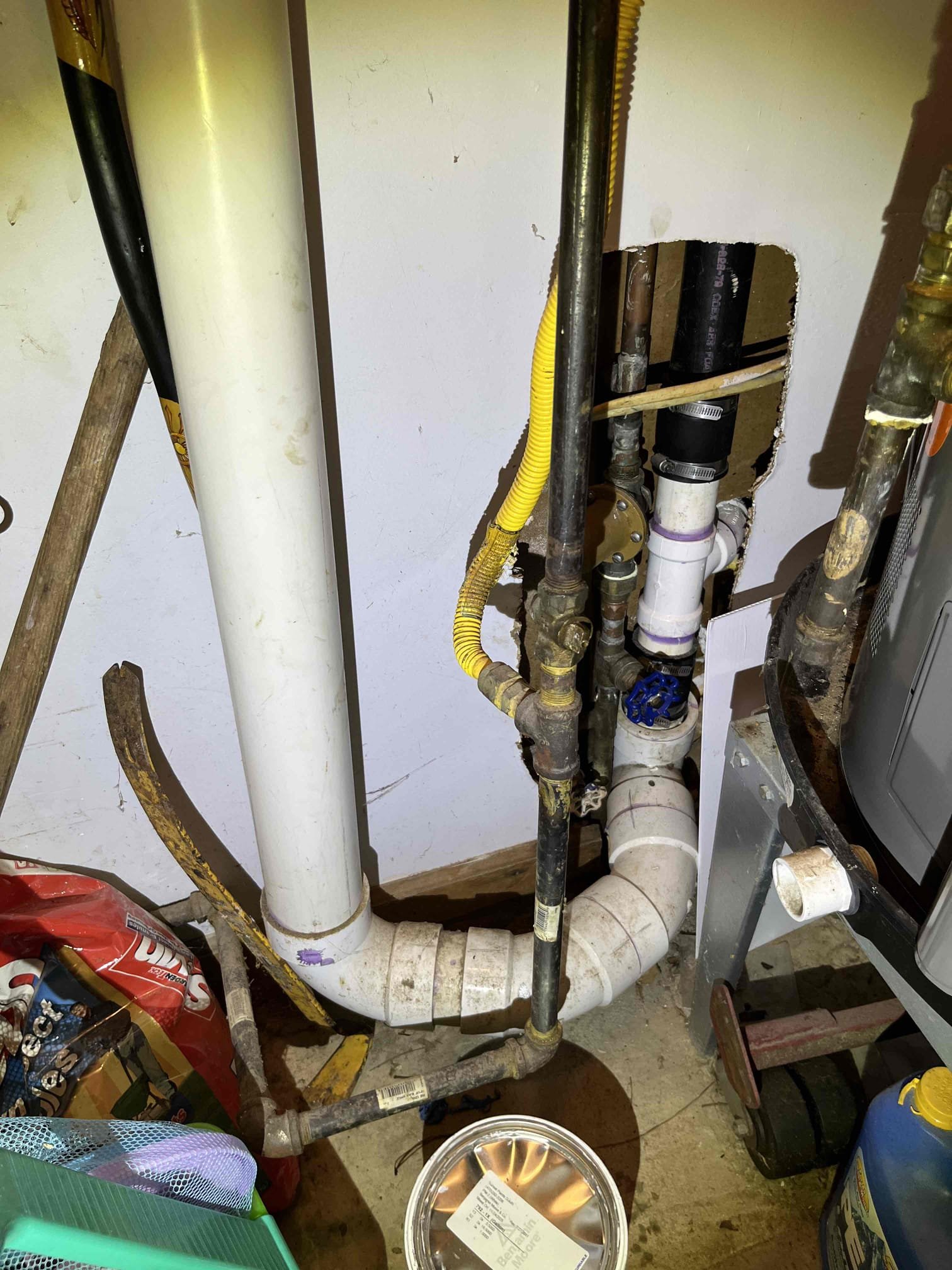 Inspected customer’s home for Chen annual member inspection. Other than minor issues such as a loose faucet on the pedestal sink or a missing pop up, the only large safety issue discovered was extremely high pressure in the home (130 psi). Installed a high pressure prv and a prv and set house pressure to 55 psi. Also left quote for new stops in powder room. They were old enough to not be able to safely test. Per customer request this annual inspection didn’t include the master bath because a whole bathroom remodel is scheduled. Tested all work performed on the prv to ensure proper function and no leaks. None were found.